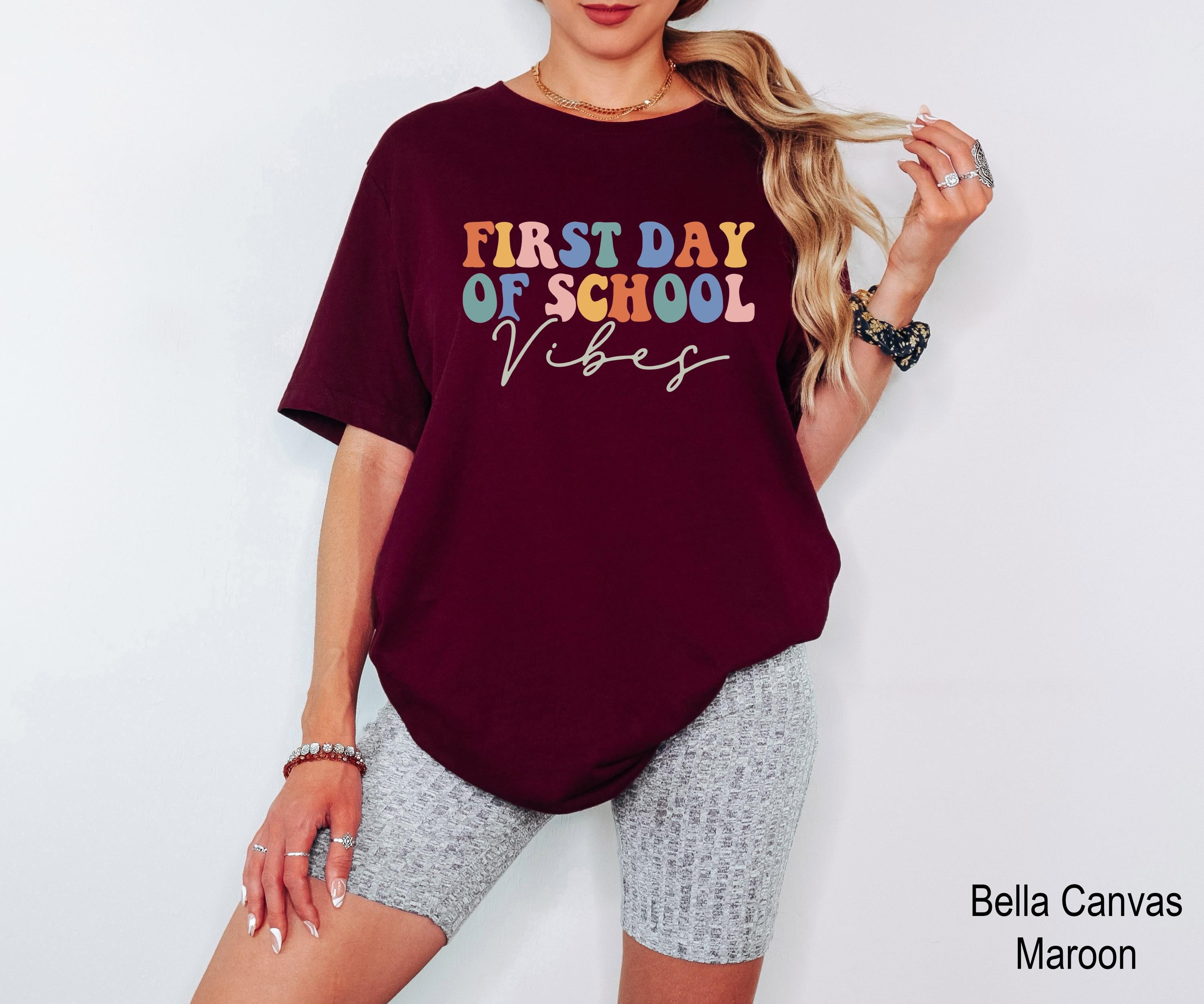 First Day Of School Shirt, Back To School Shirt, Teacher Shirt, Elementary Teacher Shirt, Preppy Back To School, Kindergarten Teacher