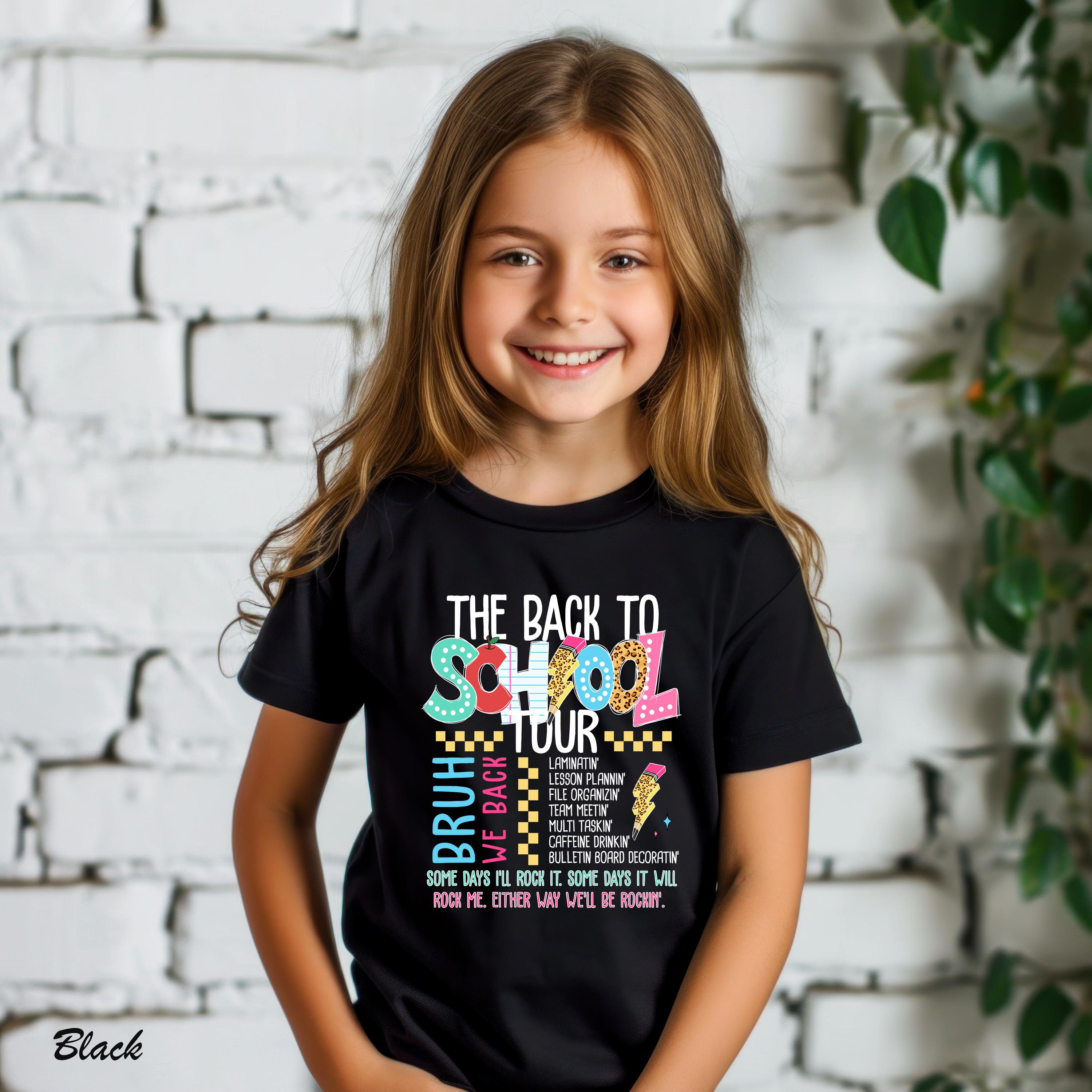 Back to School Shirt, First Day of School Shirt, Gift For Kids, Back To School Youth Shirt, Bruh We Back Shirt, Toddler School Outfit Gift
