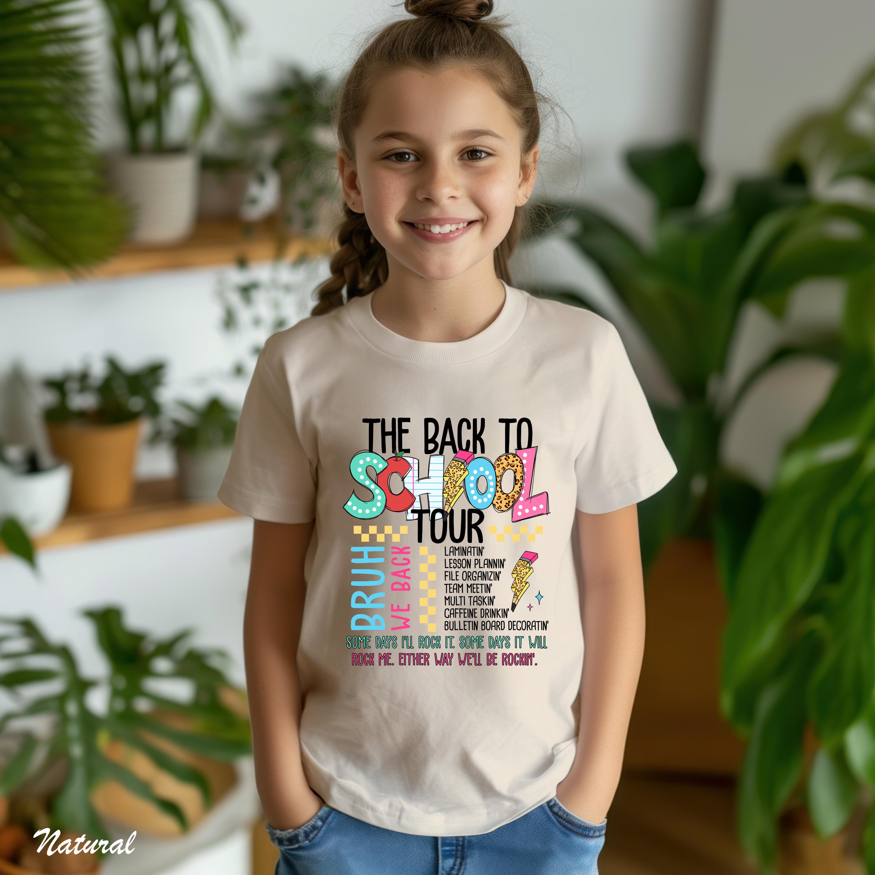 Back to School Shirt, First Day of School Shirt, Gift For Kids, Back To School Youth Shirt, Bruh We Back Shirt, Toddler School Outfit Gift
