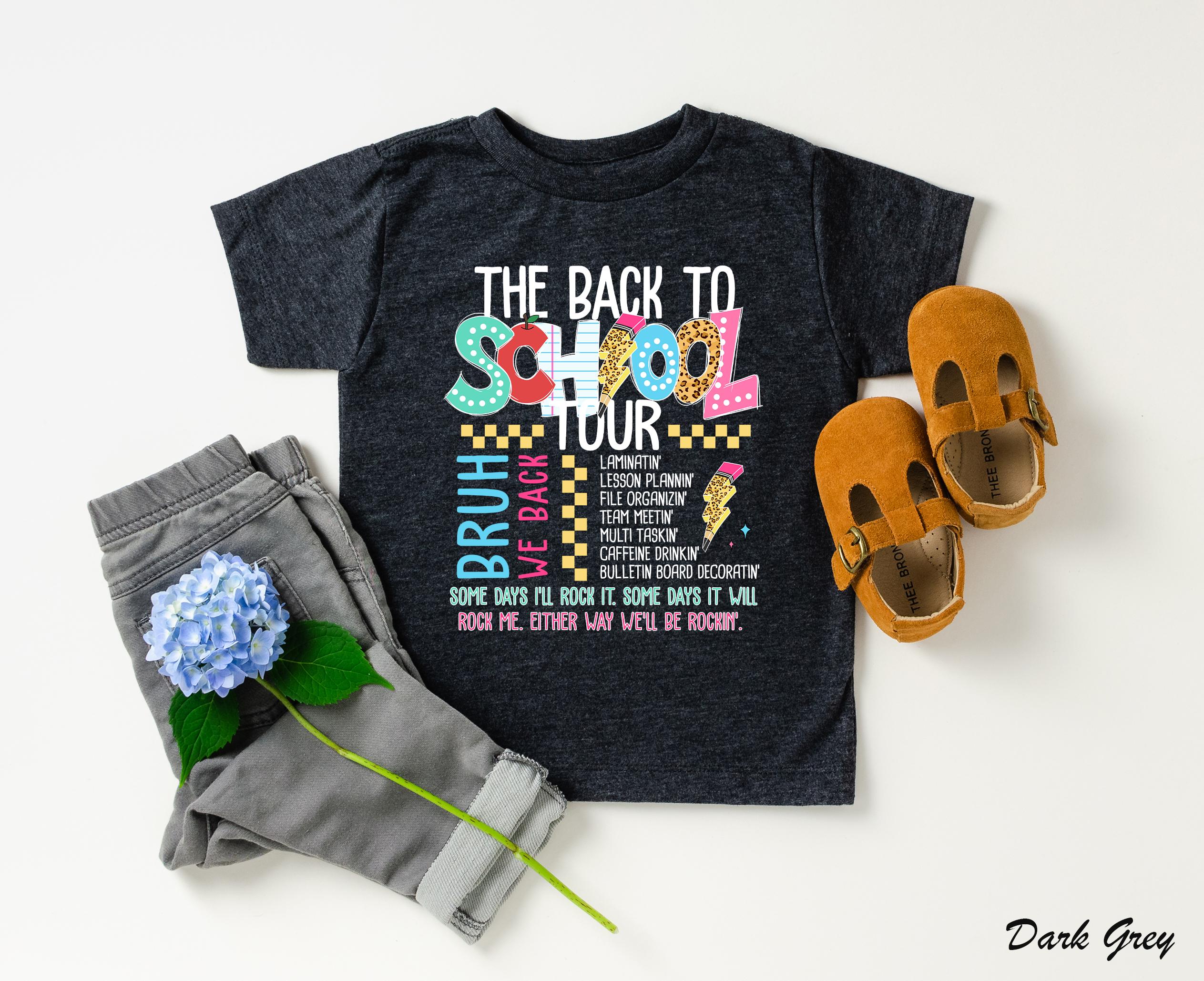Back to School Shirt, First Day of School Shirt, Gift For Kids, Back To School Youth Shirt, Bruh We Back Shirt, Toddler School Outfit Gift