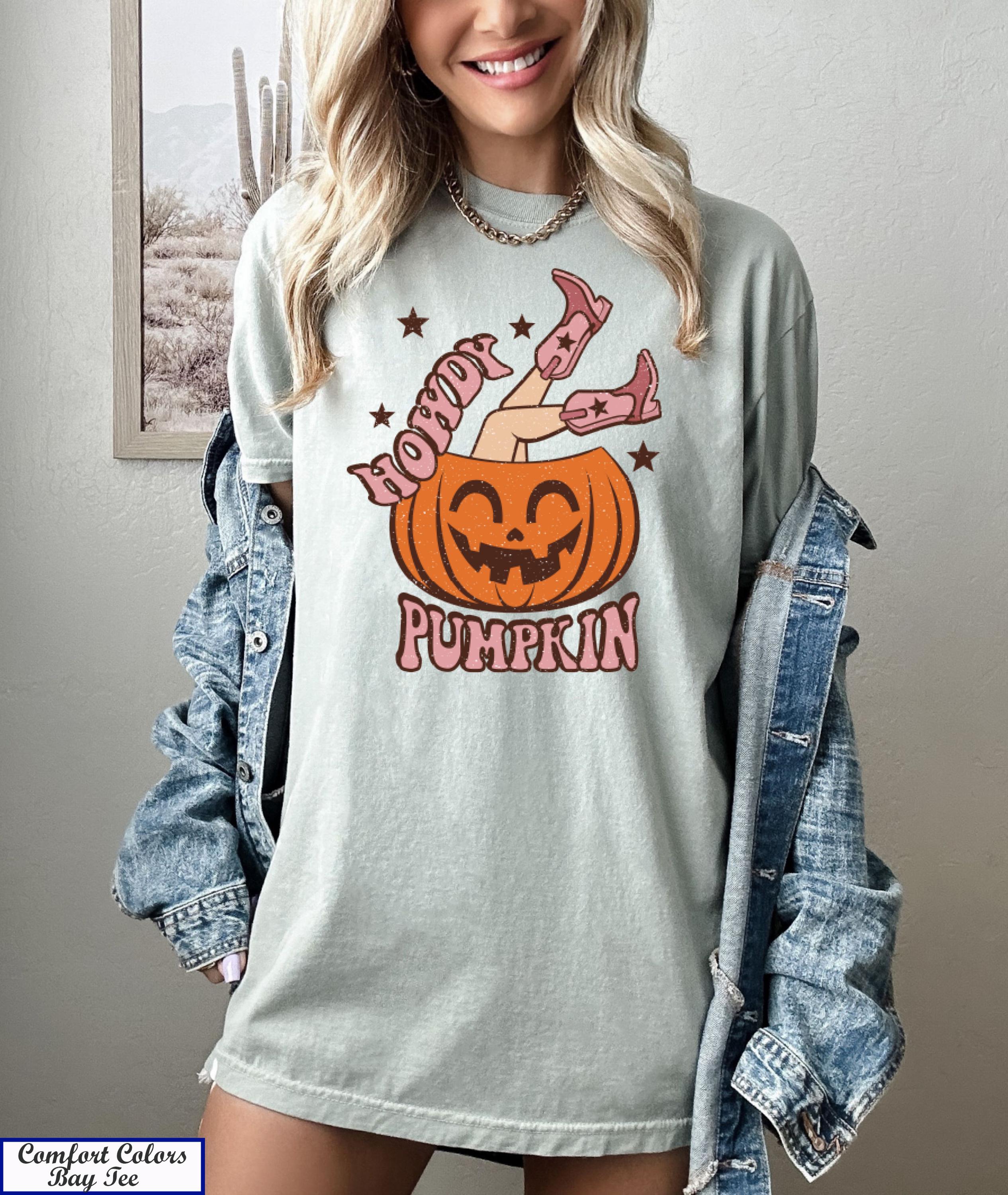 Howdy Pumpkin Western Shirt, Cute Country Howdy Shirt, Pumpkin Shirt, Pumpkin Patch Gift, Trendy Thanksgiving Tshirt, Fall Graphic Tees