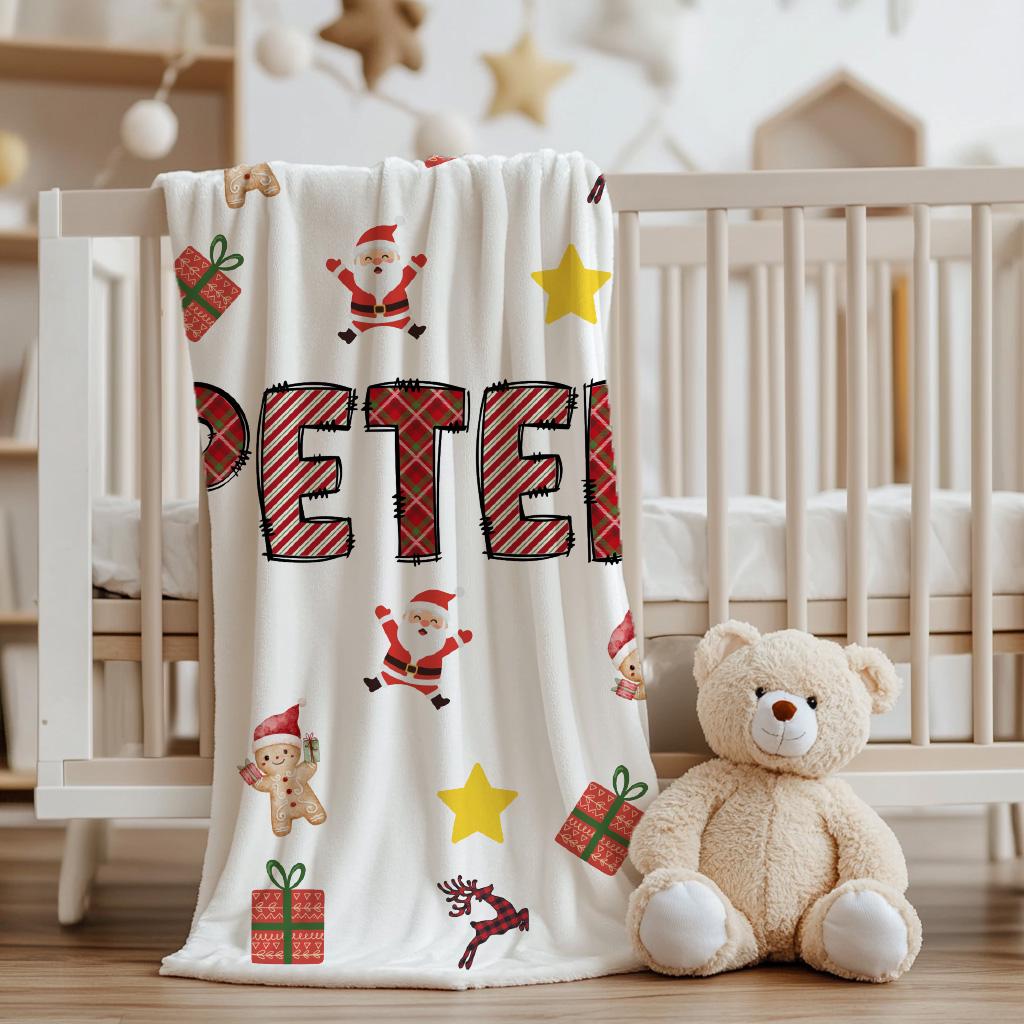 Personalized Christmas Blanket: Cozy Minky, Fleece & Sherpa Throw, tapestry, ==