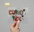 Custom Name Christmas Sticker, Santa Christmas Decal, Christmas Gift for Kids,Holiday Labels for Gift Box,Package,Personalized Holiday Gifts