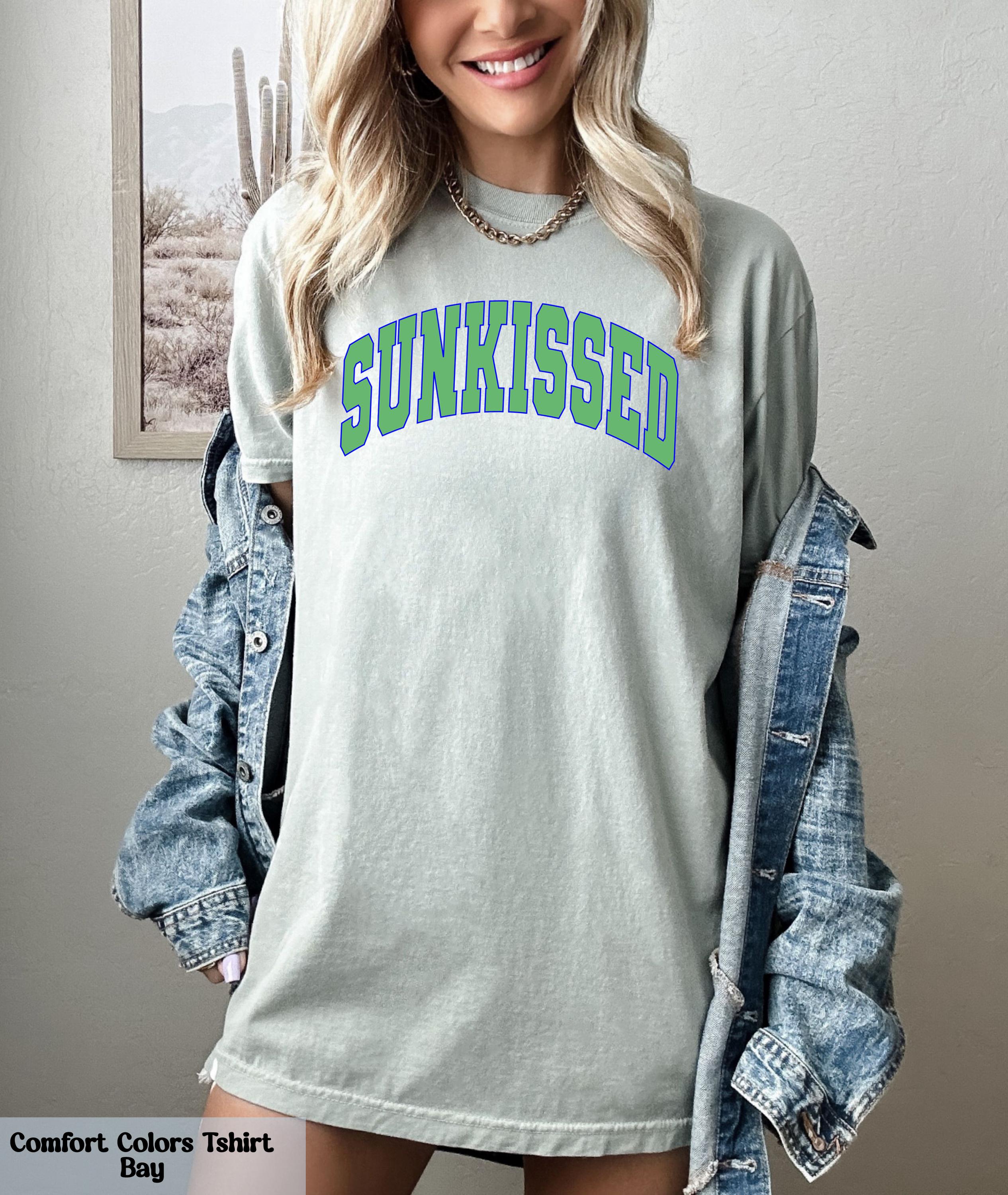 Comfort Colors® Sunkissed Shirt, Summer Shirt, Beach Shirt, Sunhine Shirt, Summer T-shirt for Women, Summer Vibes T-shirt, Vacay Vibes Tee