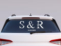 Wedding Sticker Car Rear Window, Removable Vinyl Waterproof Bride Groom Decoration, Bridal Wedding Mr & Mrs,  Wedding Car Bumper Sticker