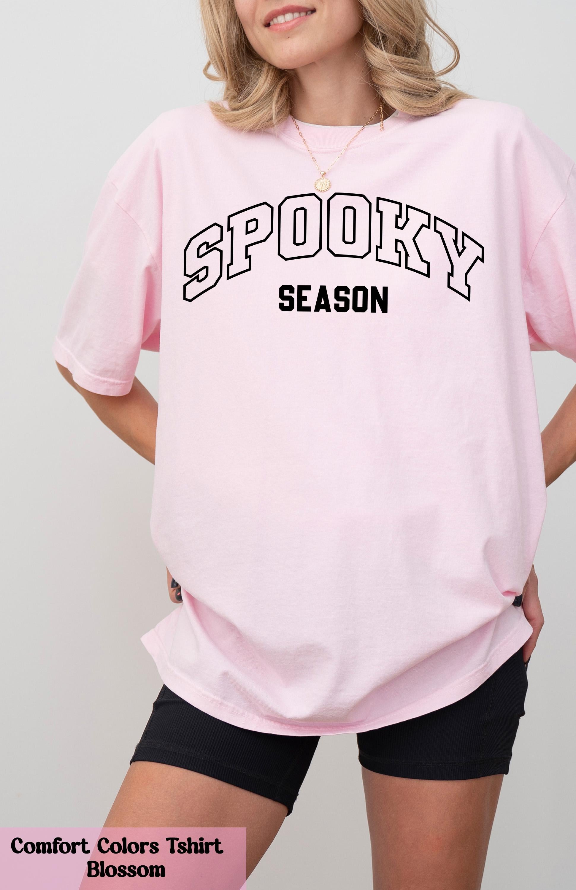 Comfort Colors® Spooky Season Shirt, Spooky Halloween Shirt, Spooky Gift, Halloween Gift for Her, Women Spooky Tee, Spooky Ghost Tshirt