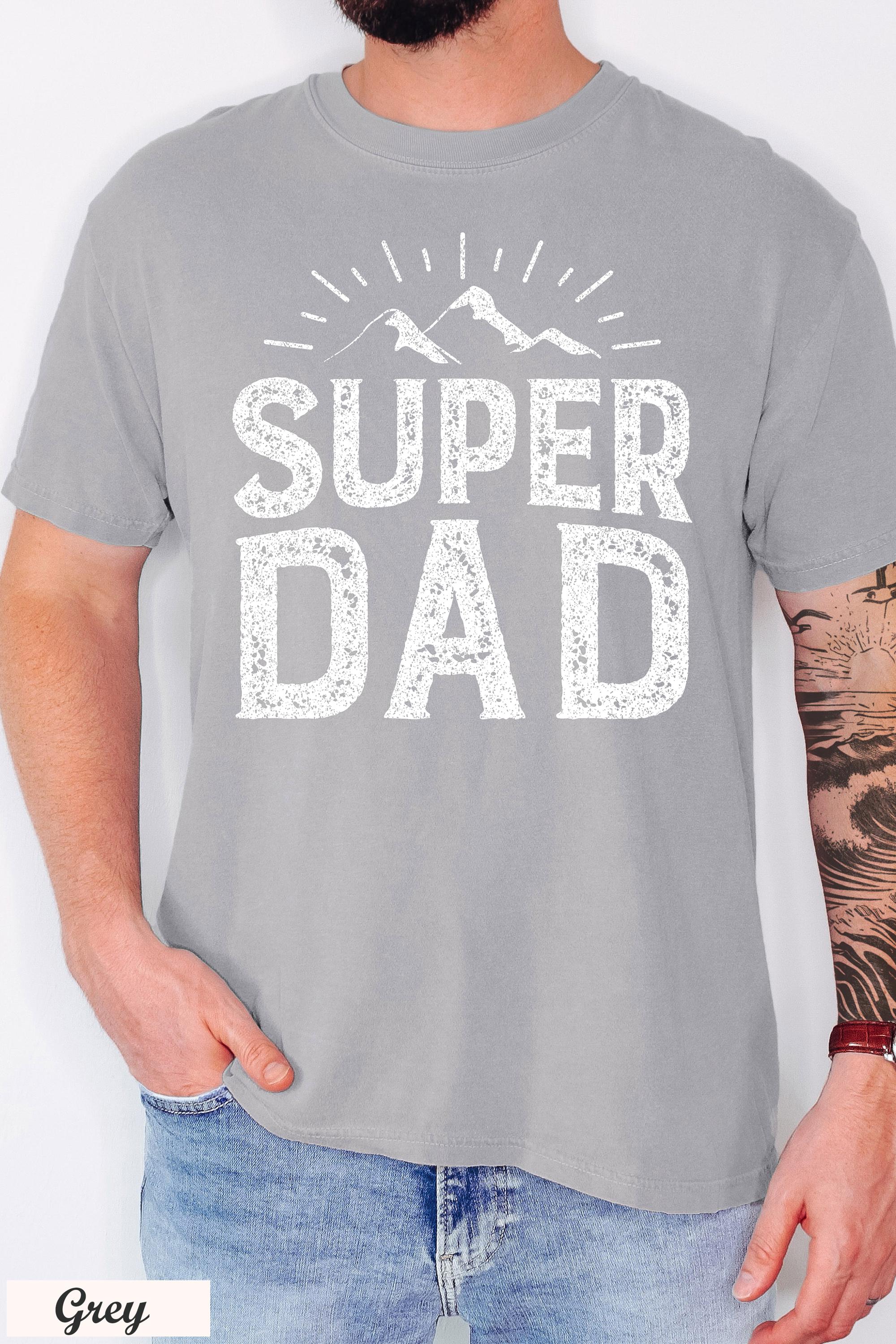 Super Dad Shirt,  Father's Day Gift,Dad's Birthday Gift, New Dad Crewneck, Dad Life Tee, funny Dad Shirt,Fatherhood Shirt,Super Hero Dad Tee