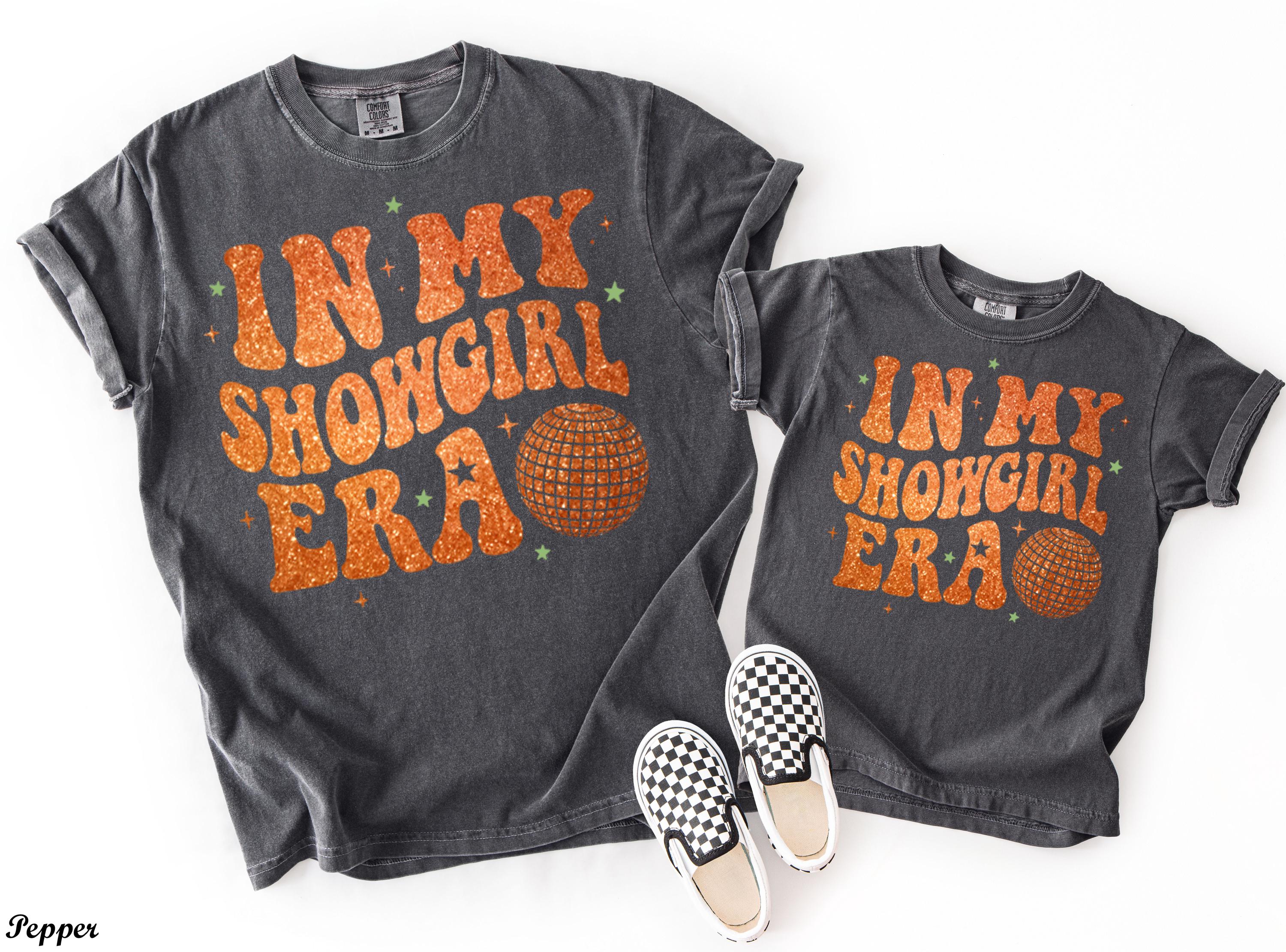 In My Showgirl Era Adult and Youth Shirt,Concert Outfit, Country Album Listening Shirt, My Energy Is Expensive Shirt, Showgirl Tour 2025