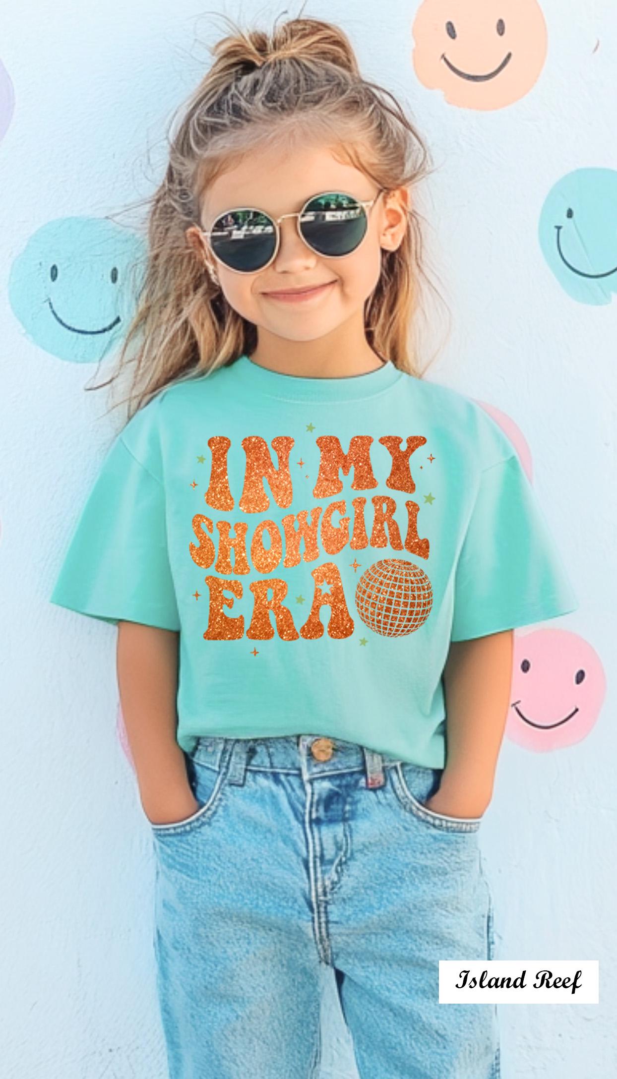 In My Showgirl Era Adult and Youth Shirt,Concert Outfit, Country Album Listening Shirt, My Energy Is Expensive Shirt, Showgirl Tour 2025