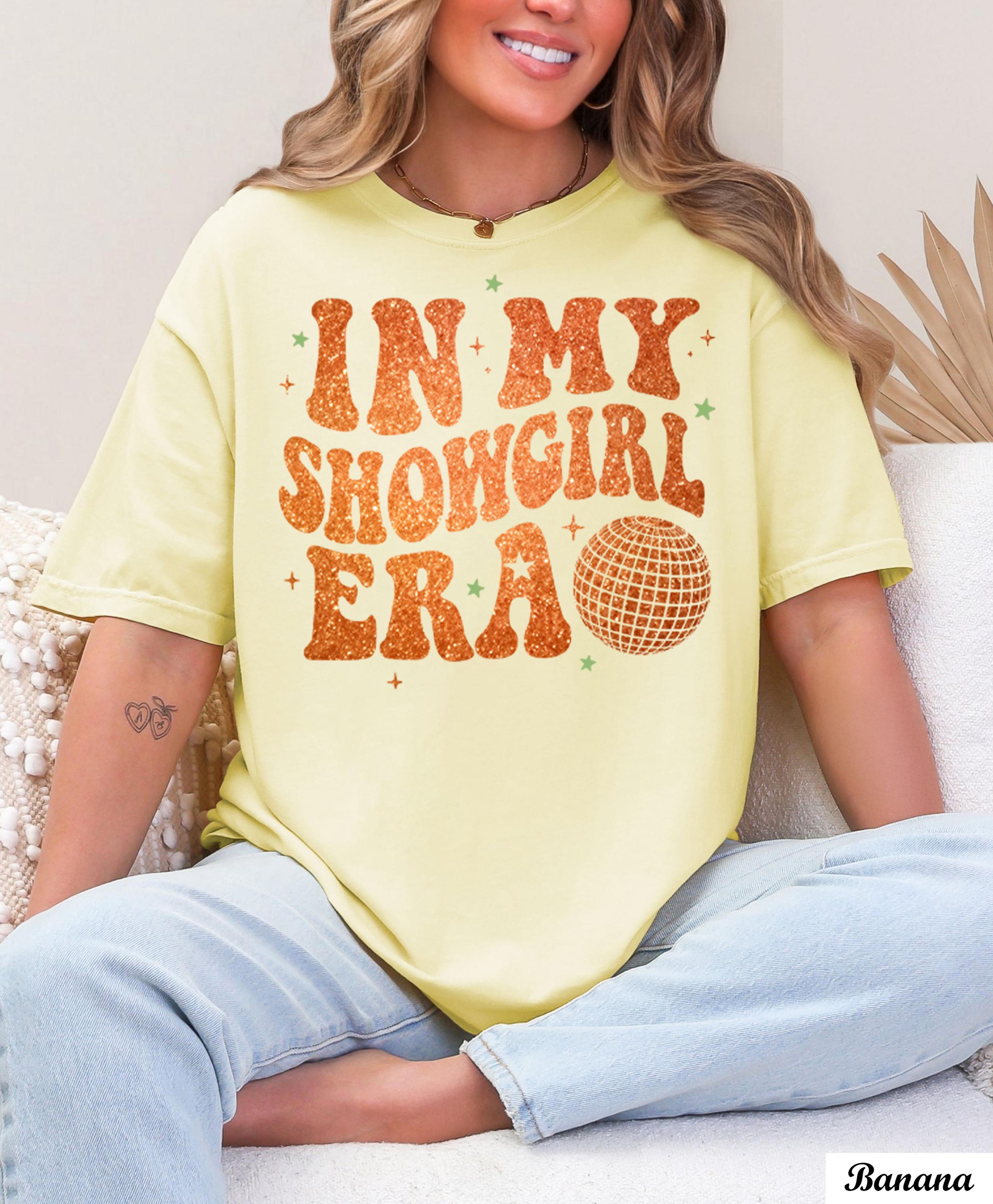 In My Showgirl Era Adult and Youth Shirt,Concert Outfit, Country Album Listening Shirt, My Energy Is Expensive Shirt, Showgirl Tour 2025