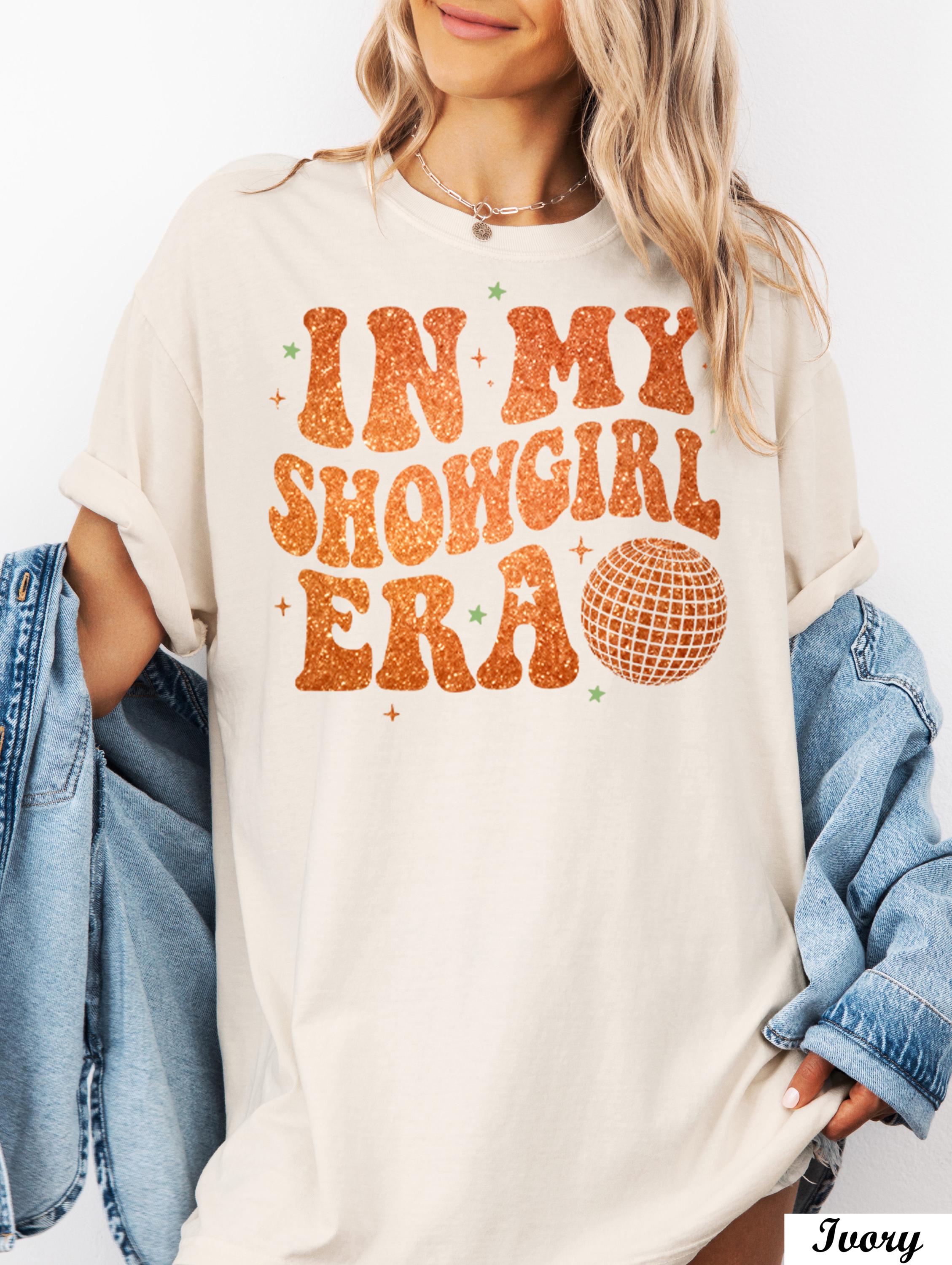 In My Showgirl Era Adult and Youth Shirt,Concert Outfit, Country Album Listening Shirt, My Energy Is Expensive Shirt, Showgirl Tour 2025