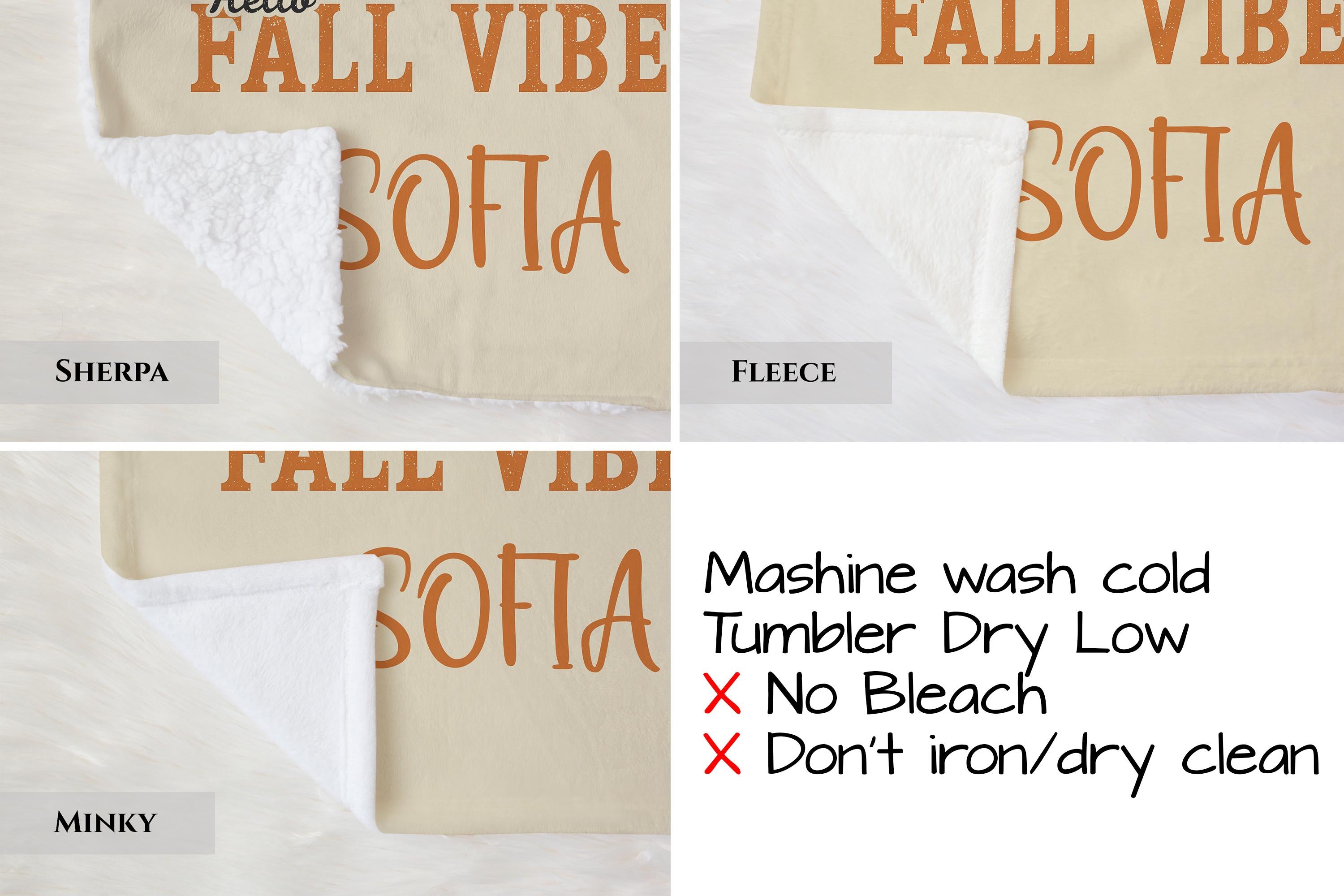 Hello Fall Vibes Blanket, Custom Fall Pumpkin Blanket, Personalized Fall Farmhouse Blanket, Custom Autumn Throw Blanket, Thanksgiving Gift