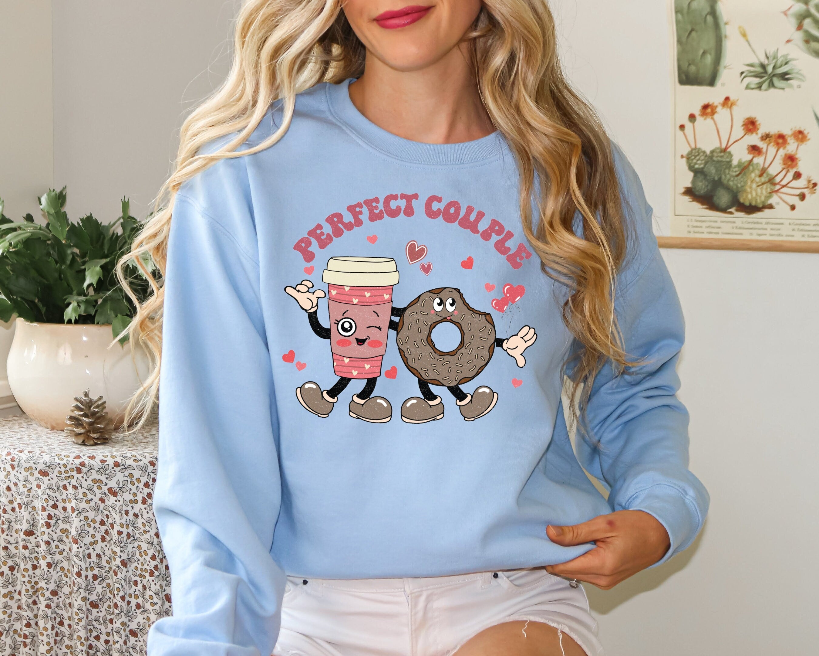 Perfect couple valentine galentine, Valentines girl , Galentines Sweatshirt, Best friends Sweatshirt, Xoxo Valentines shirt
