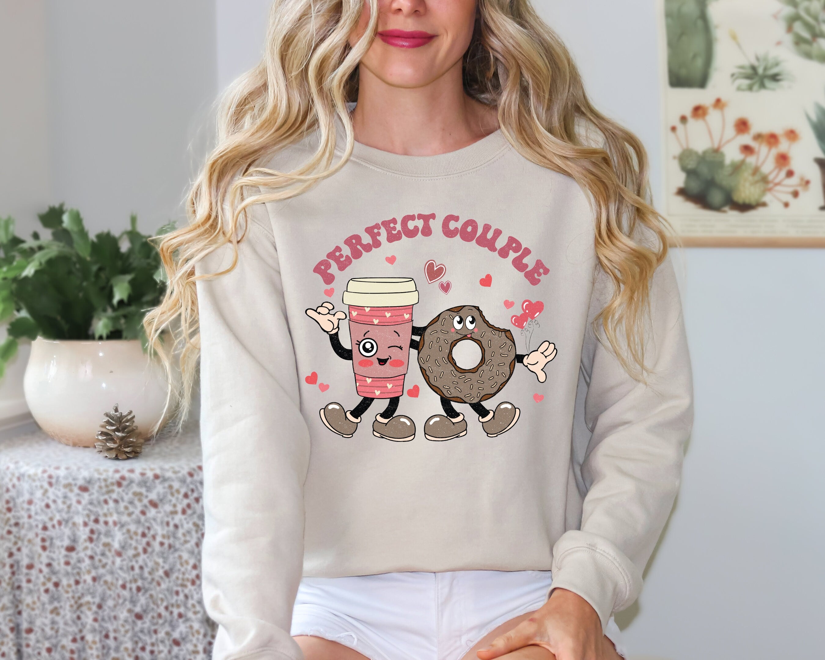 Perfect couple valentine galentine, Valentines girl , Galentines Sweatshirt, Best friends Sweatshirt, Xoxo Valentines shirt