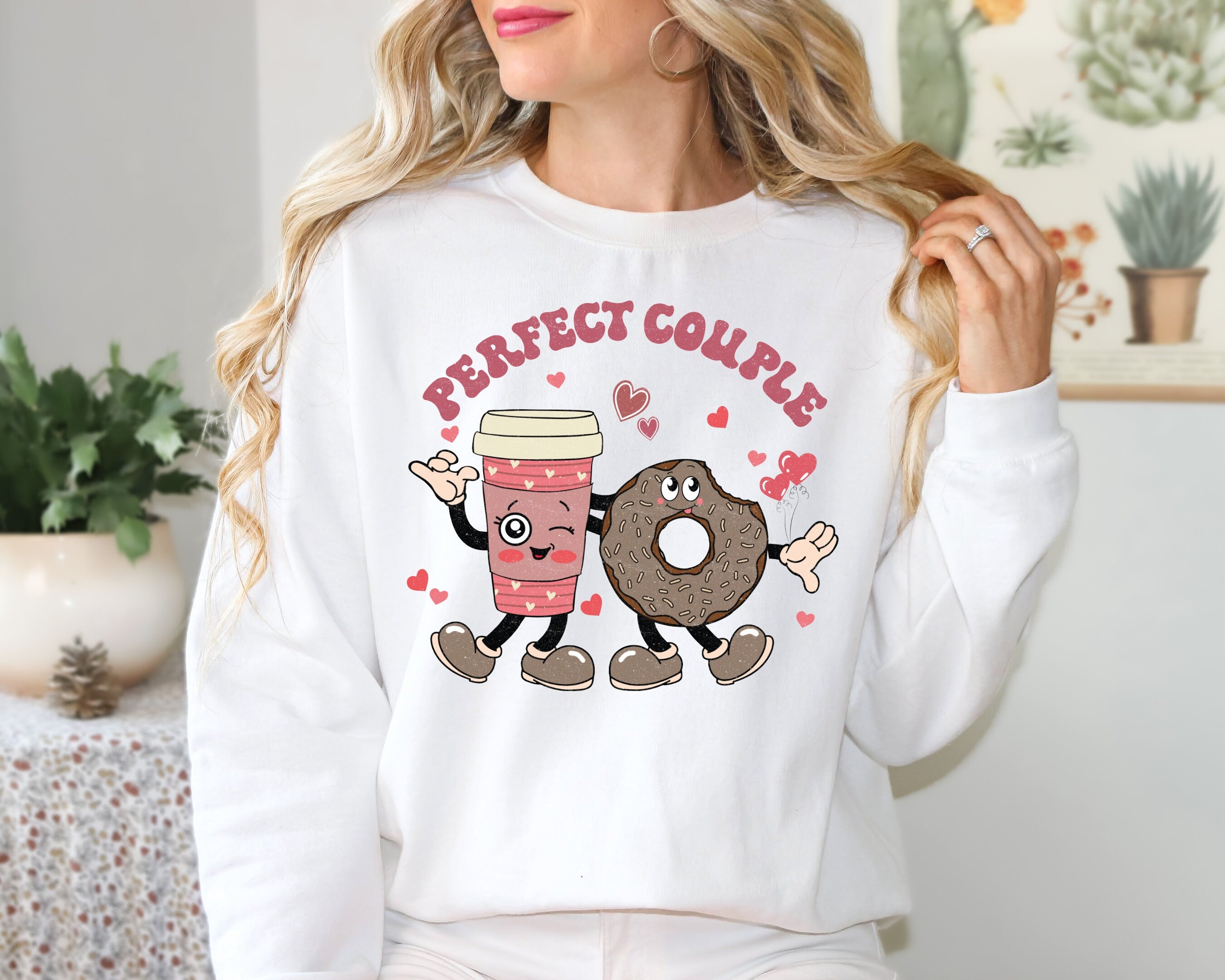 Perfect couple valentine galentine, Valentines girl , Galentines Sweatshirt, Best friends Sweatshirt, Xoxo Valentines shirt
