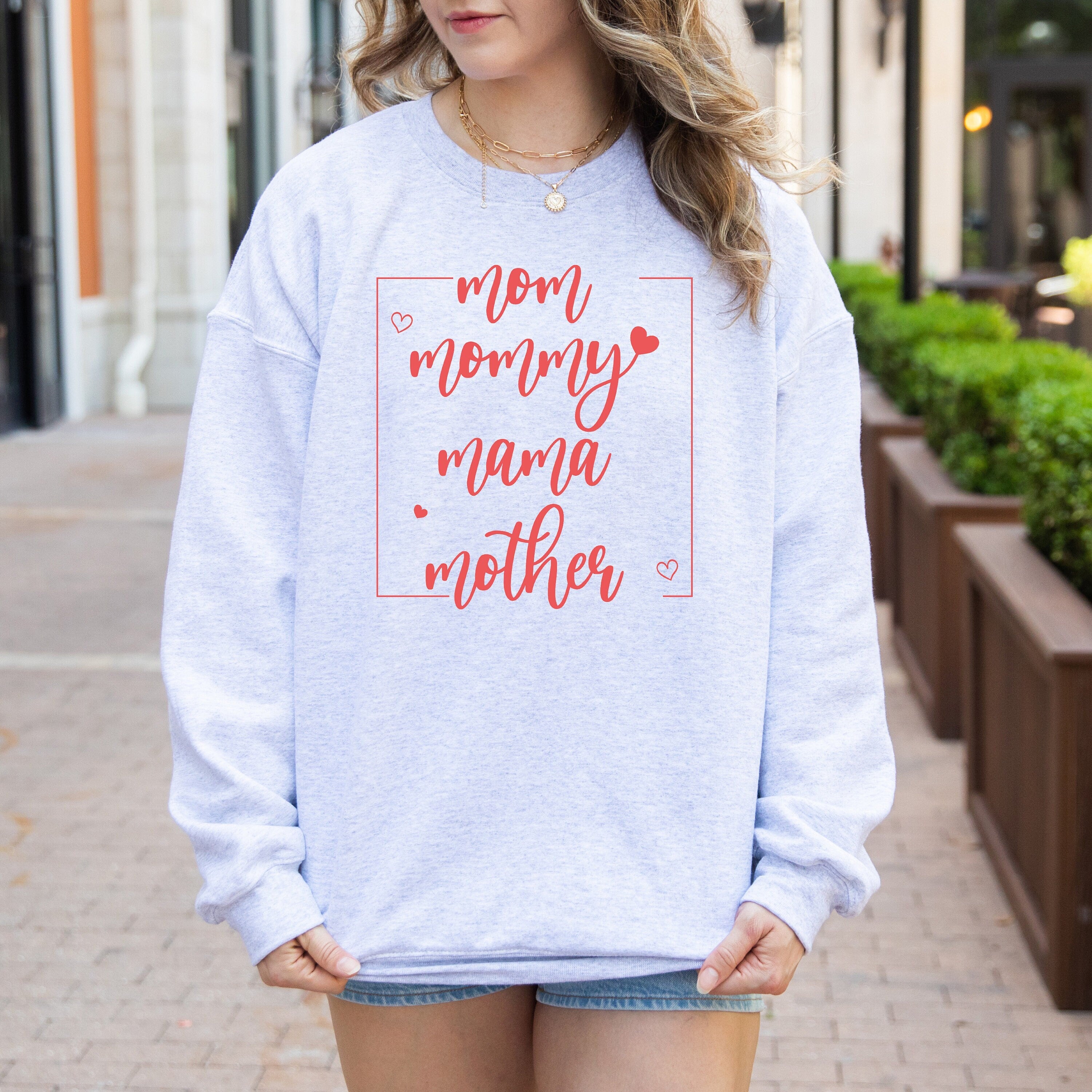 Mom Mommy Mama Mother Sweatshirt, Mother's Day Gift, Happy Mother's Day Sweatshirt, New Mom Gift, Mommy Sweatshirt, Mom Sweatshirt