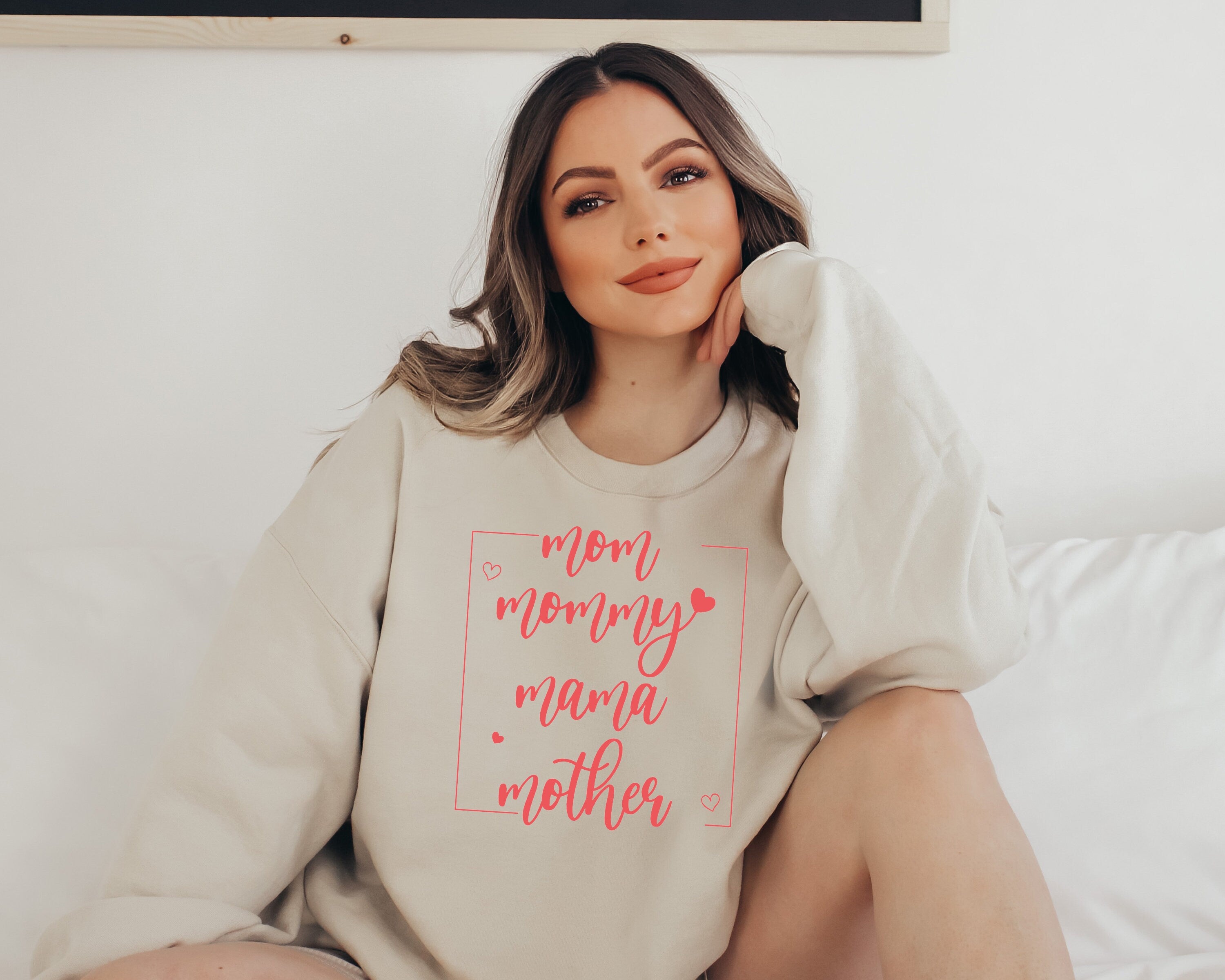 Mom Mommy Mama Mother Sweatshirt, Mother's Day Gift, Happy Mother's Day Sweatshirt, New Mom Gift, Mommy Sweatshirt, Mom Sweatshirt