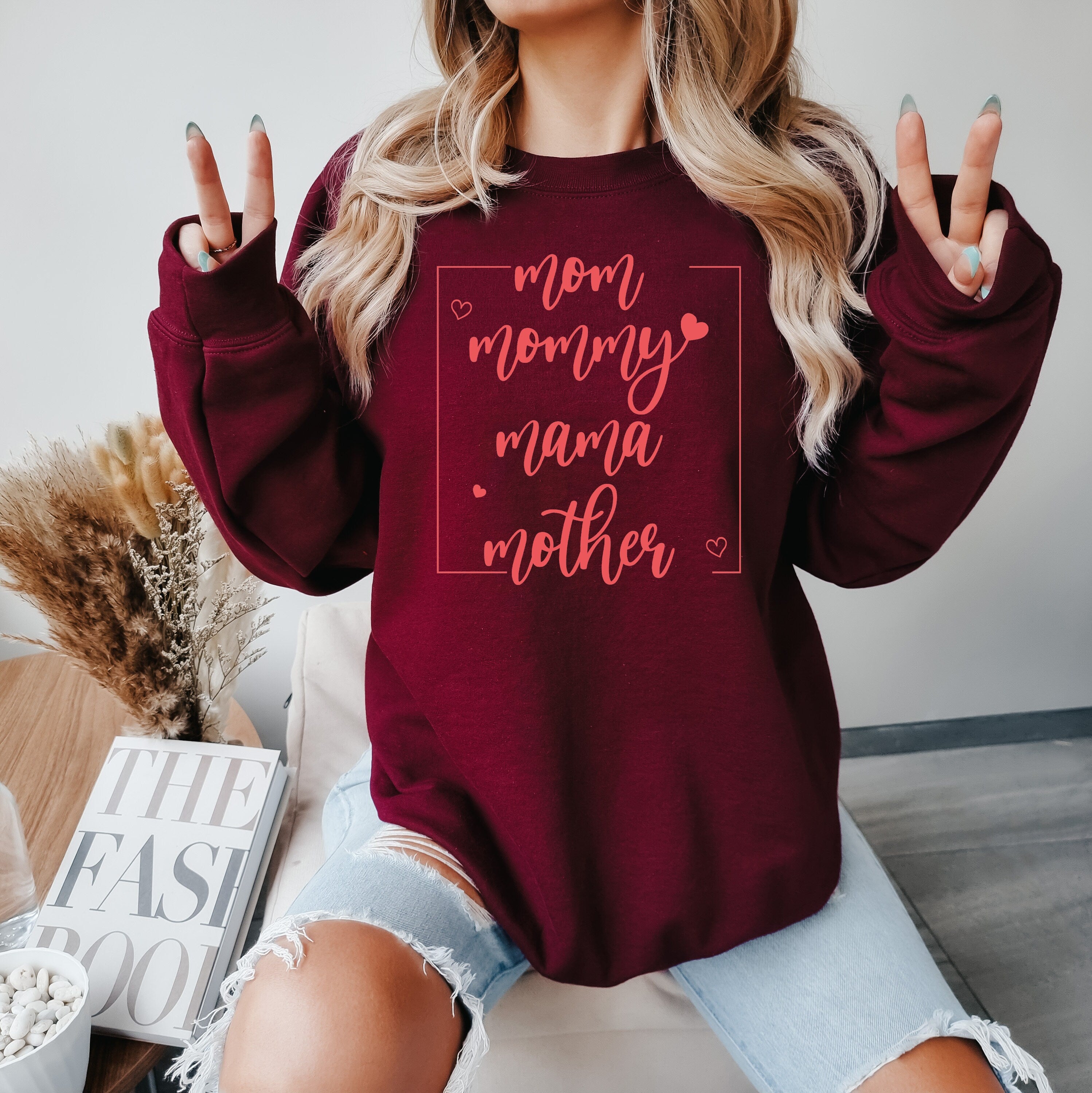 Mom Mommy Mama Mother Sweatshirt, Mother's Day Gift, Happy Mother's Day Sweatshirt, New Mom Gift, Mommy Sweatshirt, Mom Sweatshirt