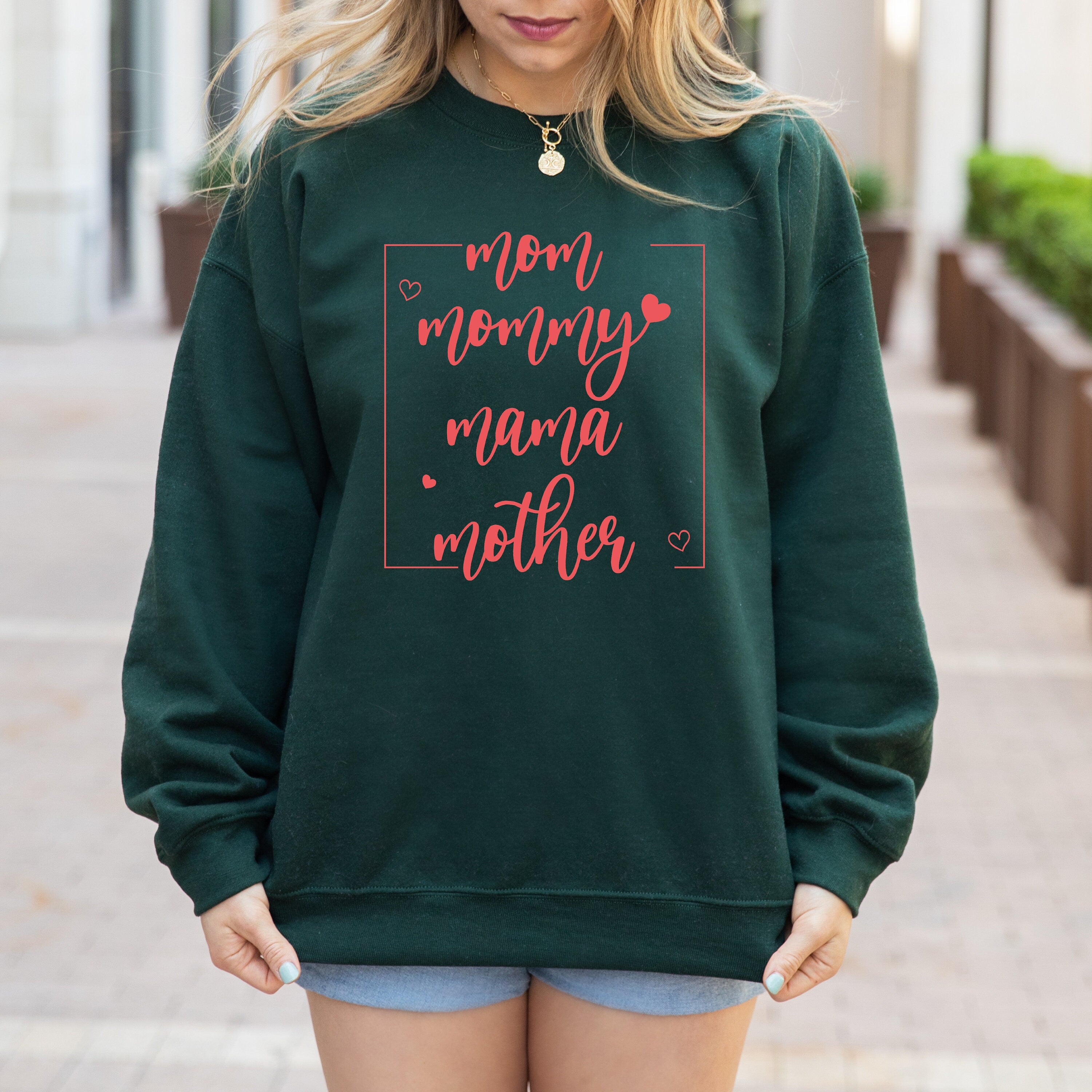 Mom Mommy Mama Mother Sweatshirt, Mother's Day Gift, Happy Mother's Day Sweatshirt, New Mom Gift, Mommy Sweatshirt, Mom Sweatshirt