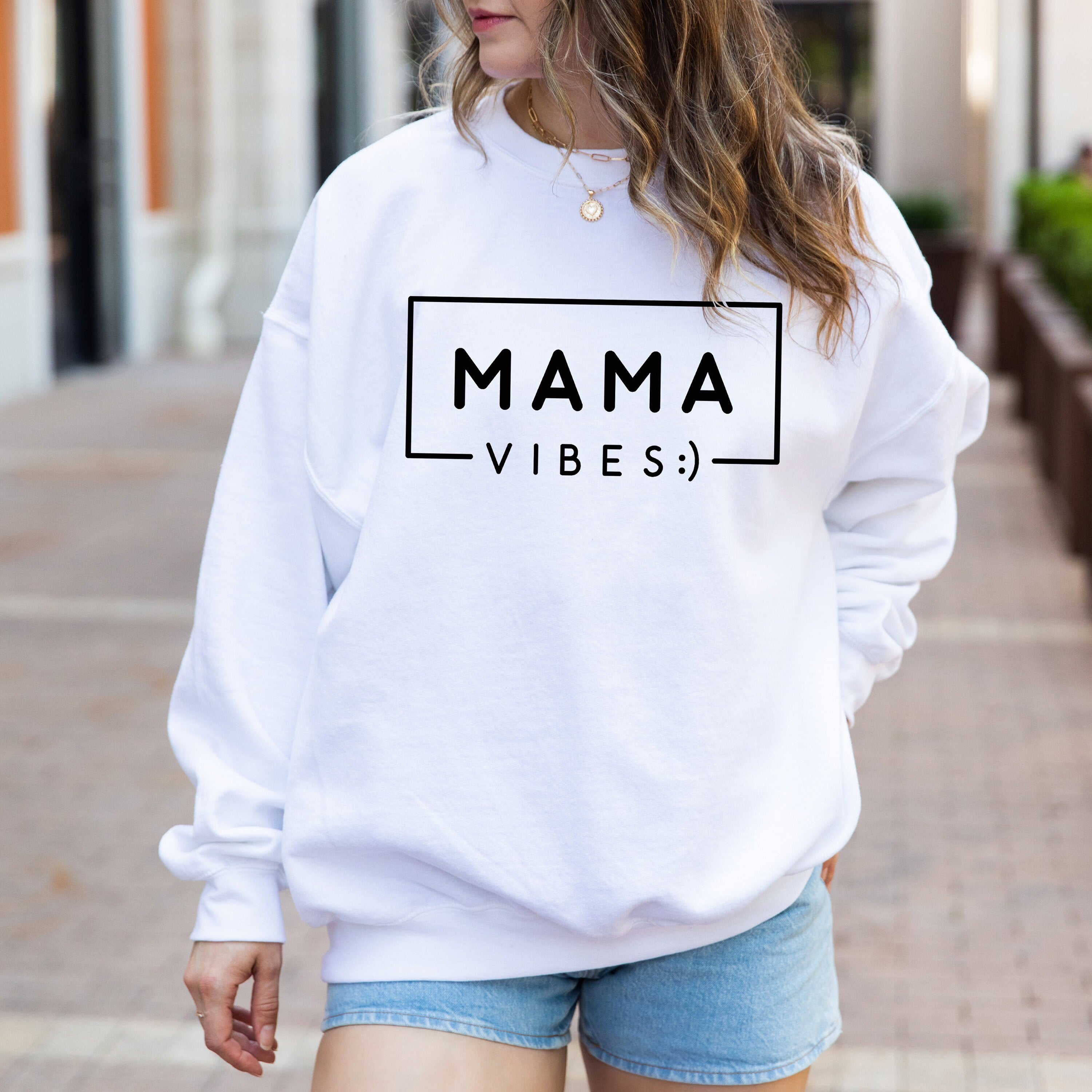 Mama Vibes Sweatshirt, Cute Mom Sweatshirt, Mother's Day Gift, Happy Mother's Day Sweatshirt, New Mom Gift, Mommy Sweatshirt, Mom Sweatshirt