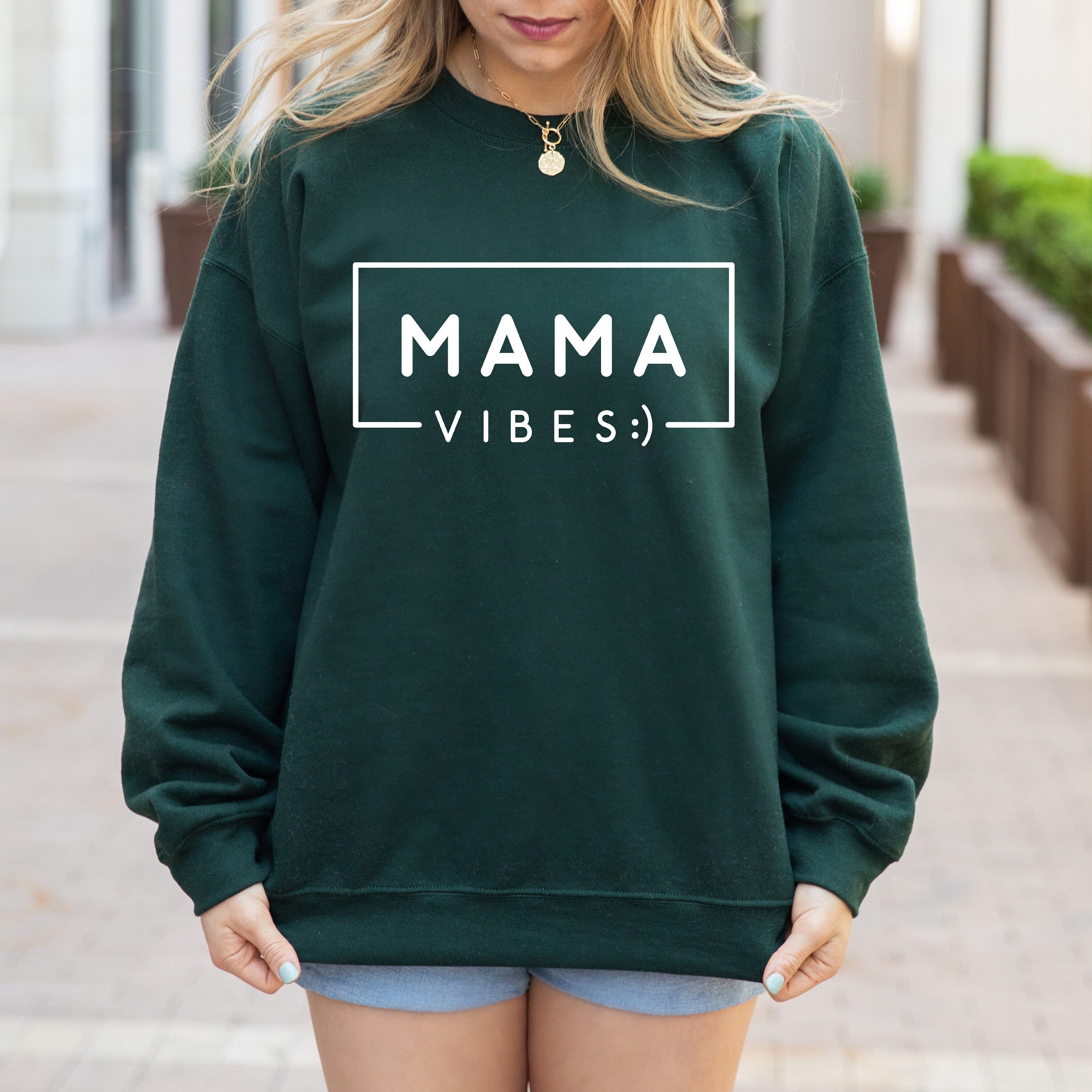 Mama Vibes Sweatshirt, Cute Mom Sweatshirt, Mother's Day Gift, Happy Mother's Day Sweatshirt, New Mom Gift, Mommy Sweatshirt, Mom Sweatshirt