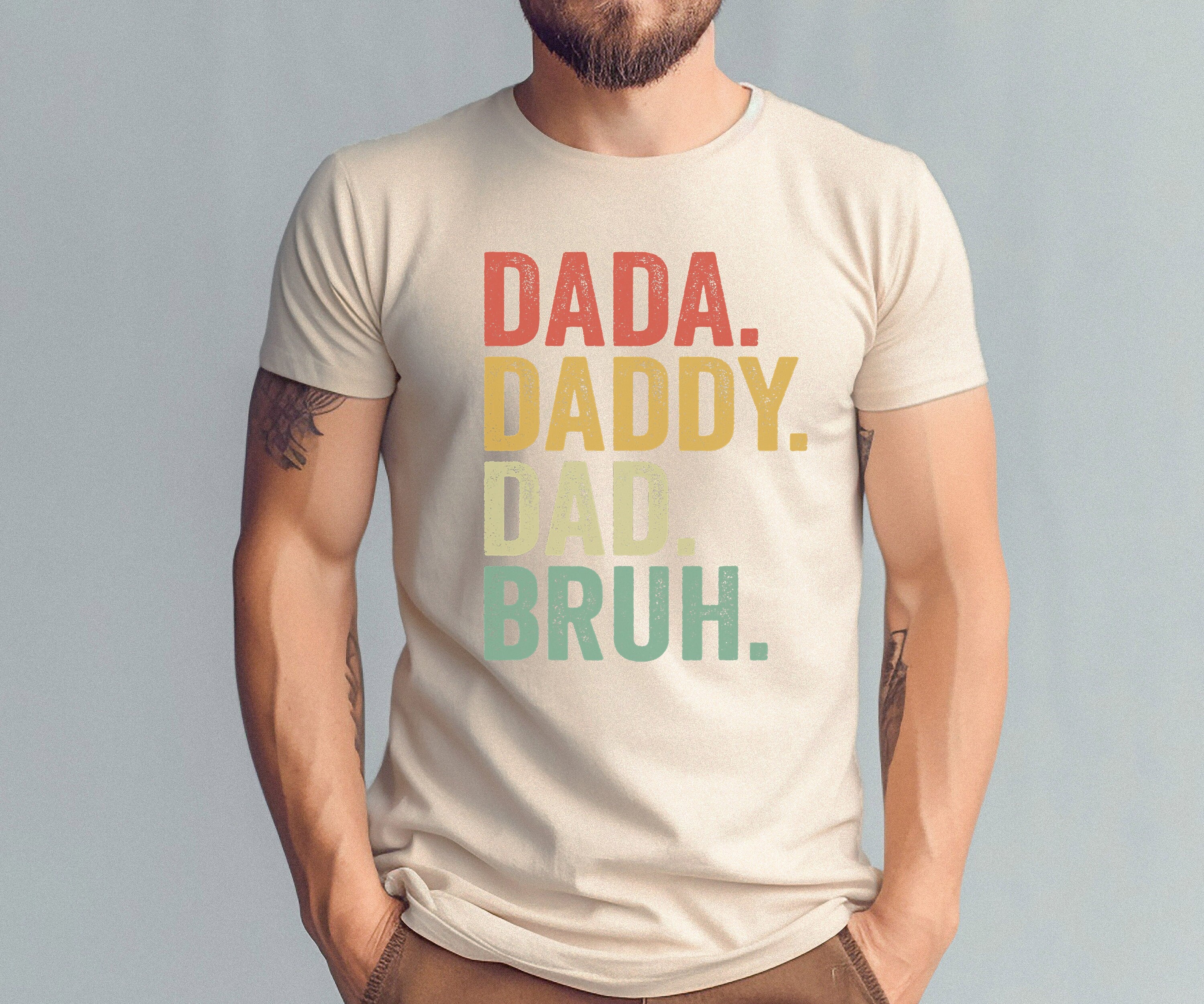 Dada Daddy Dad Shirt, Father Day Tee Shirt, Father Hand Shirt, Gift For Dad, Family Love Shirt, Funny DADA Shirt, Funny Bruh Shirt, Dad gift