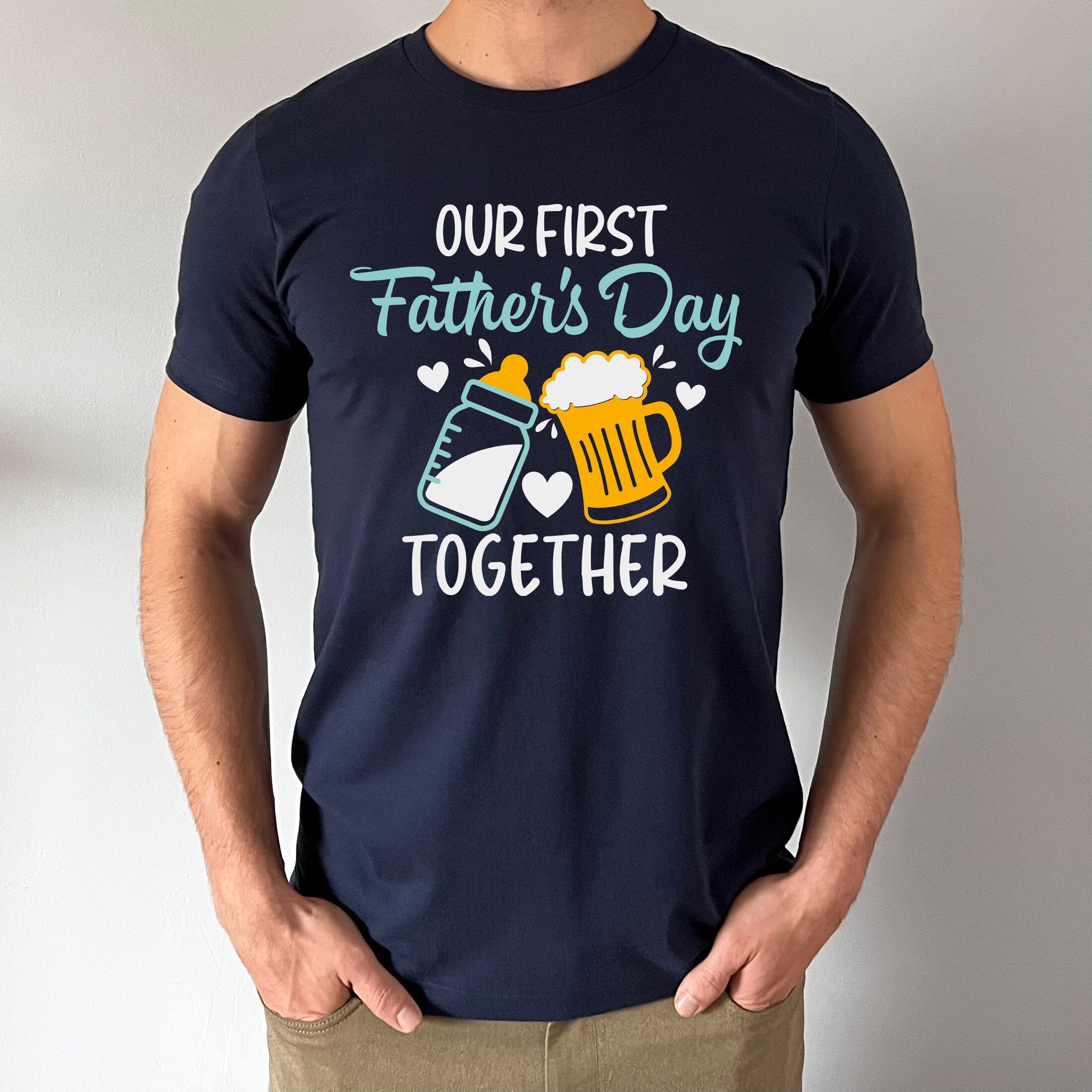 Our First Father's Day Together Gift, Matching Father's Day Shirts, Dad and Baby Shirts, Fathers Day Shirt, Father's Day Gift, Dad Gift