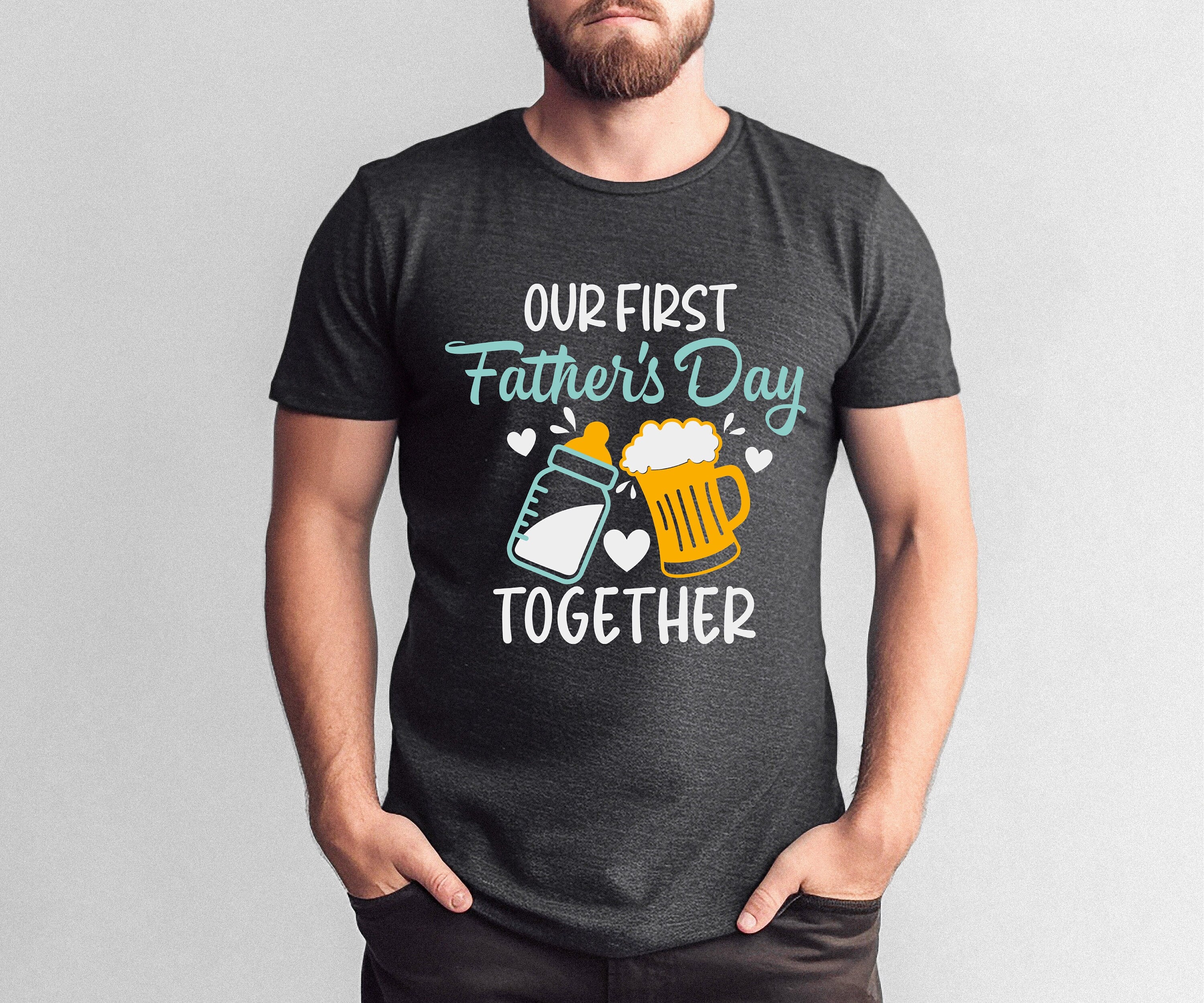 Our First Father's Day Together Gift, Matching Father's Day Shirts, Dad and Baby Shirts, Fathers Day Shirt, Father's Day Gift, Dad Gift