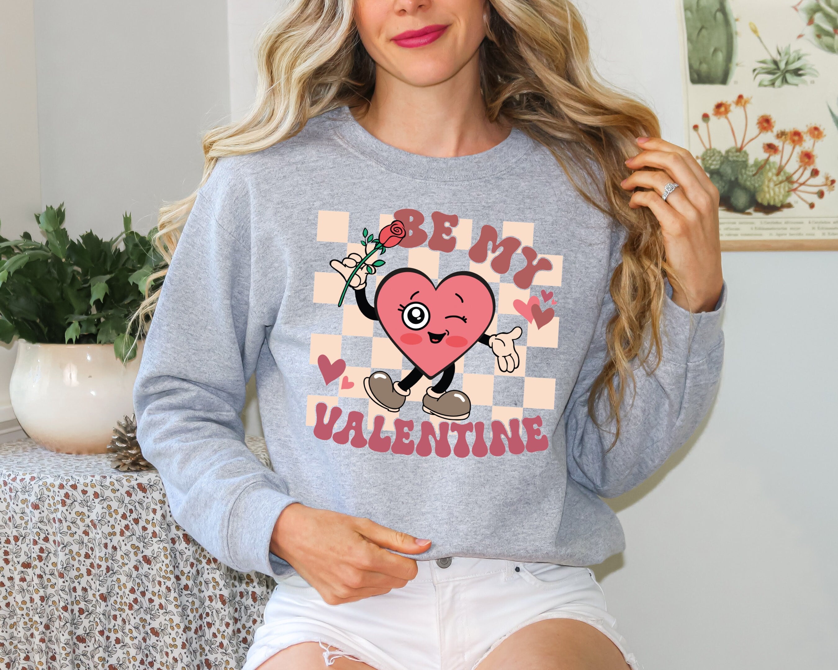 Be My Valentine Sweatshirt ,Lovers Shirt, Funny Valentine's Sweatshirt, Valentine's Day Sweatshirt, Funny Sweatshirt, Gift for Friend