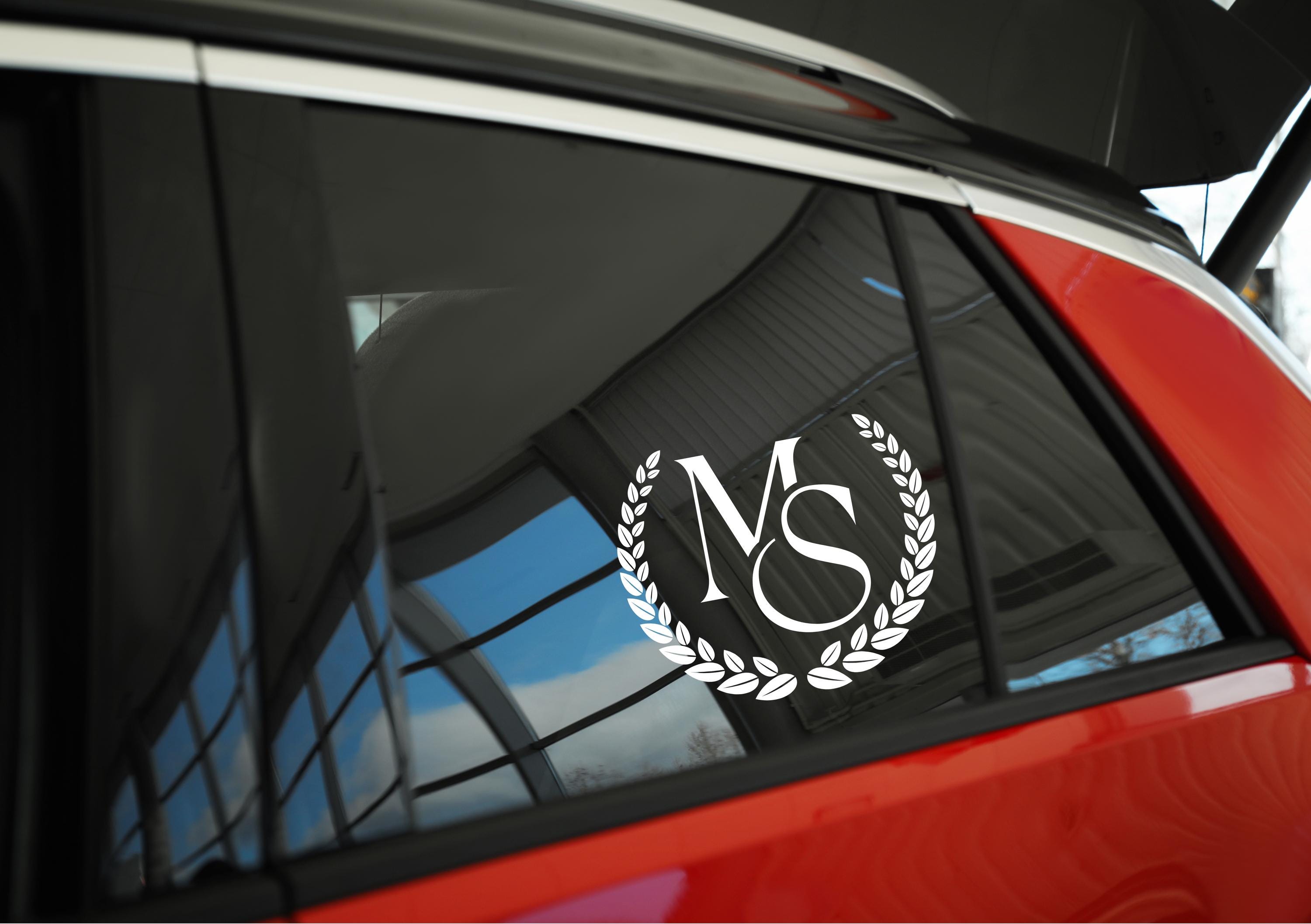 Custom Logo Car Window Decal, Vehicle Rear Windshield Sticker, Business Logo,Your Own Logo File,Your Custom Logo Vinyl Decal Trailer Sticker