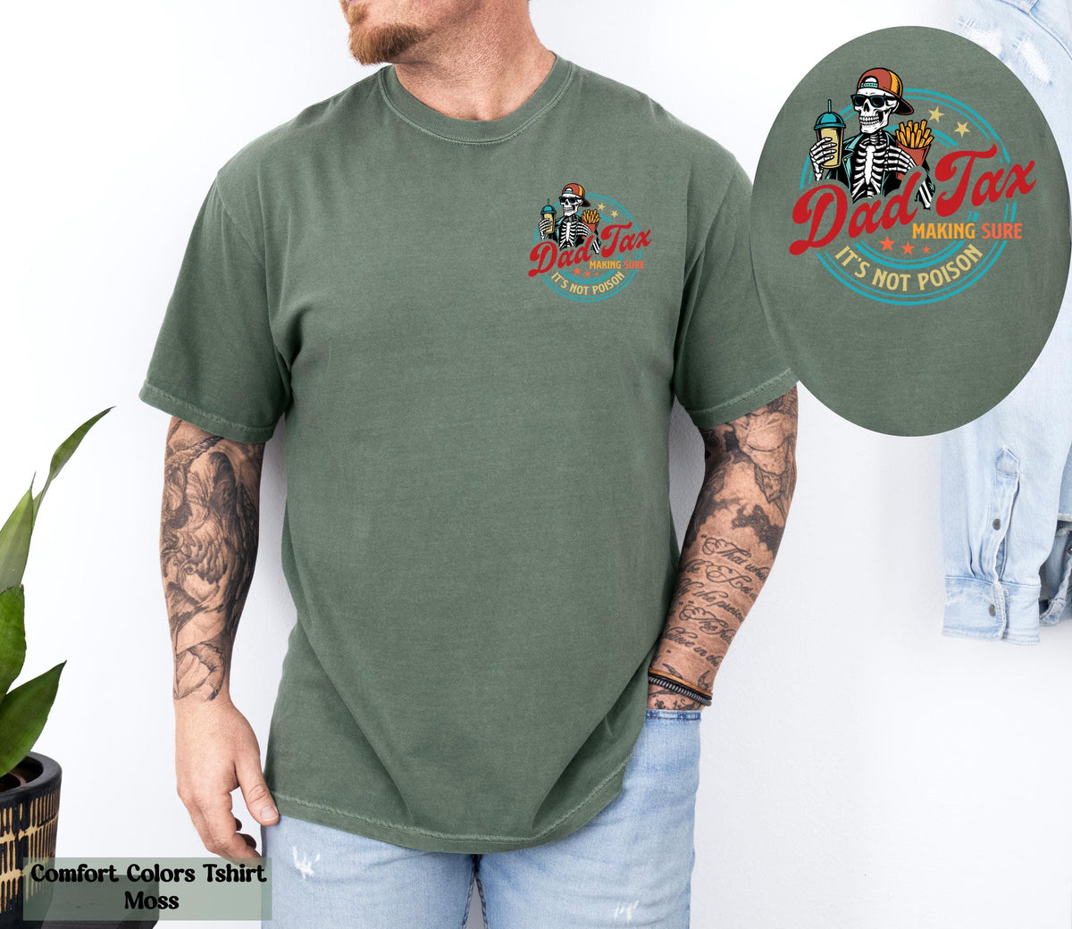 Funny Dad Tax Skeleton Shirt