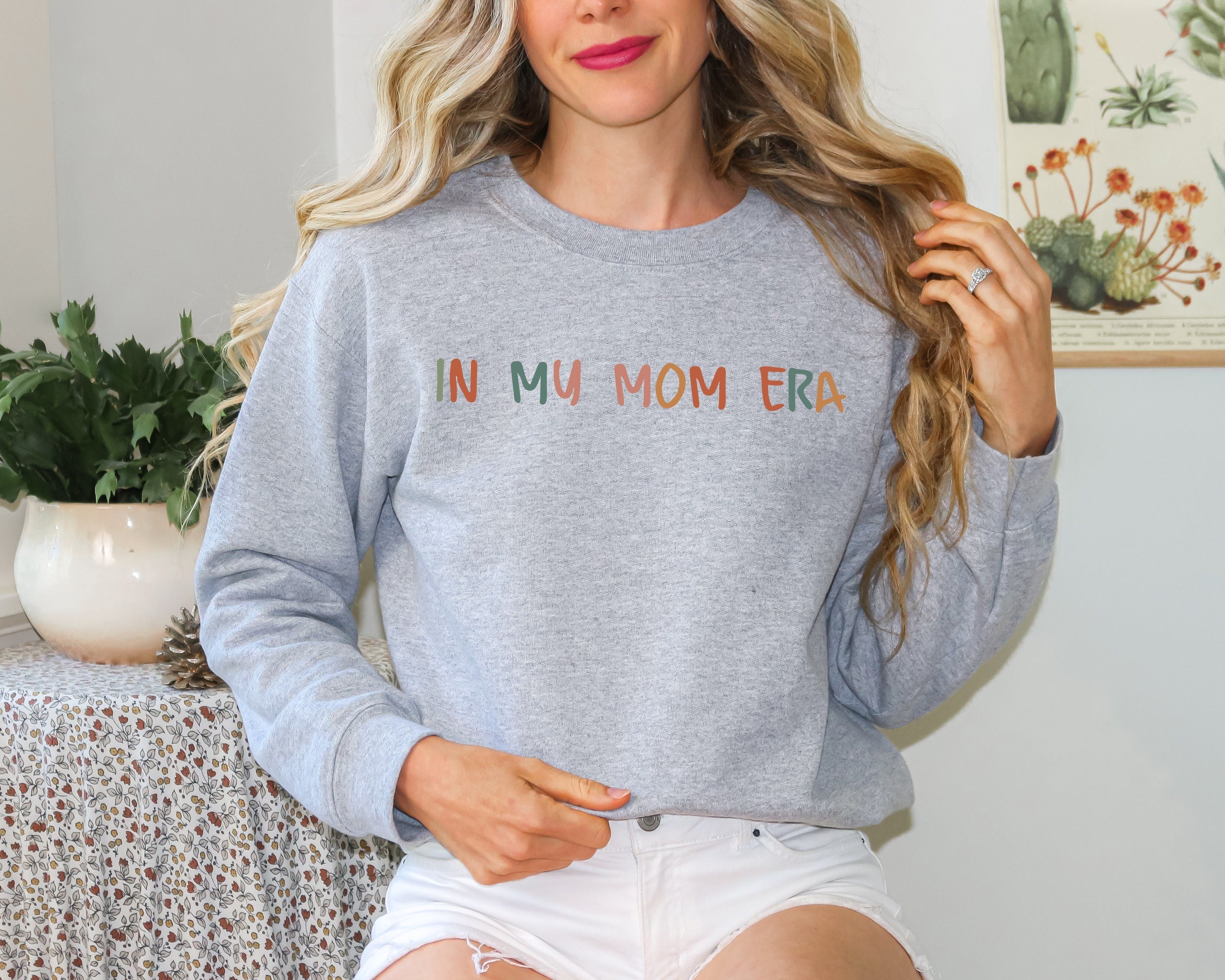 In My Mom Era Sweatshirt, Mama Sweatshirt,  Mom Club,  Mom Sweatshirt, New Mom Gift, Gender Reveal, Expecting Mom Gift