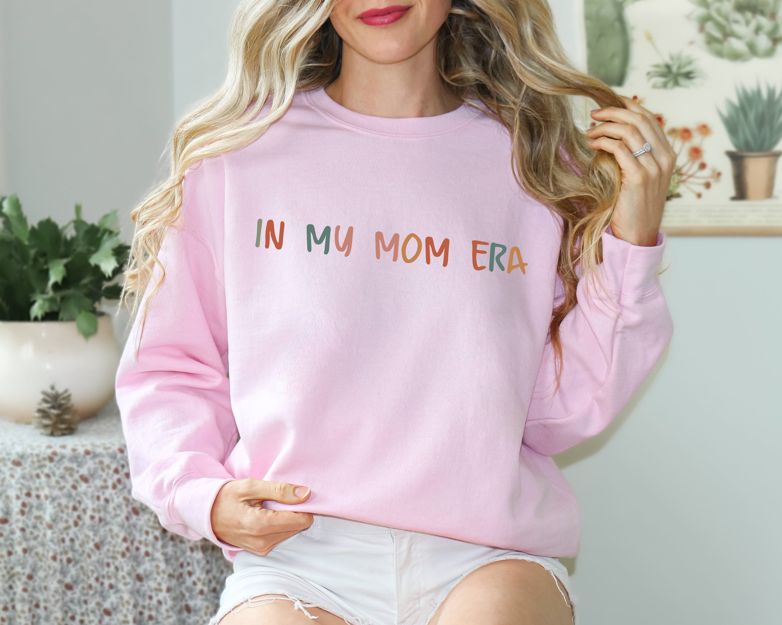 In My Mom Era Sweatshirt, Mama Sweatshirt,  Mom Club,  Mom Sweatshirt, New Mom Gift, Gender Reveal, Expecting Mom Gift