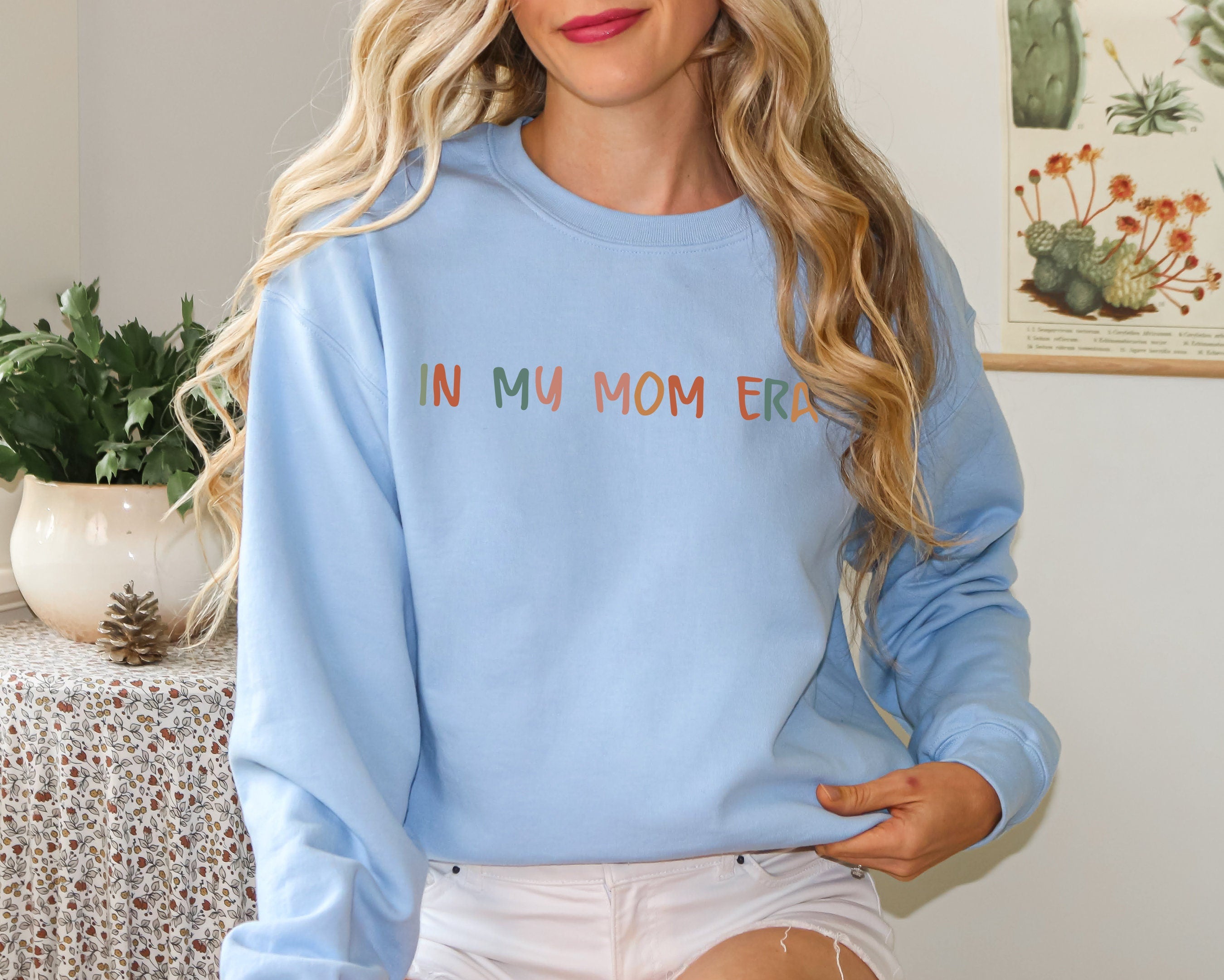 In My Mom Era Sweatshirt, Mama Sweatshirt,  Mom Club,  Mom Sweatshirt, New Mom Gift, Gender Reveal, Expecting Mom Gift