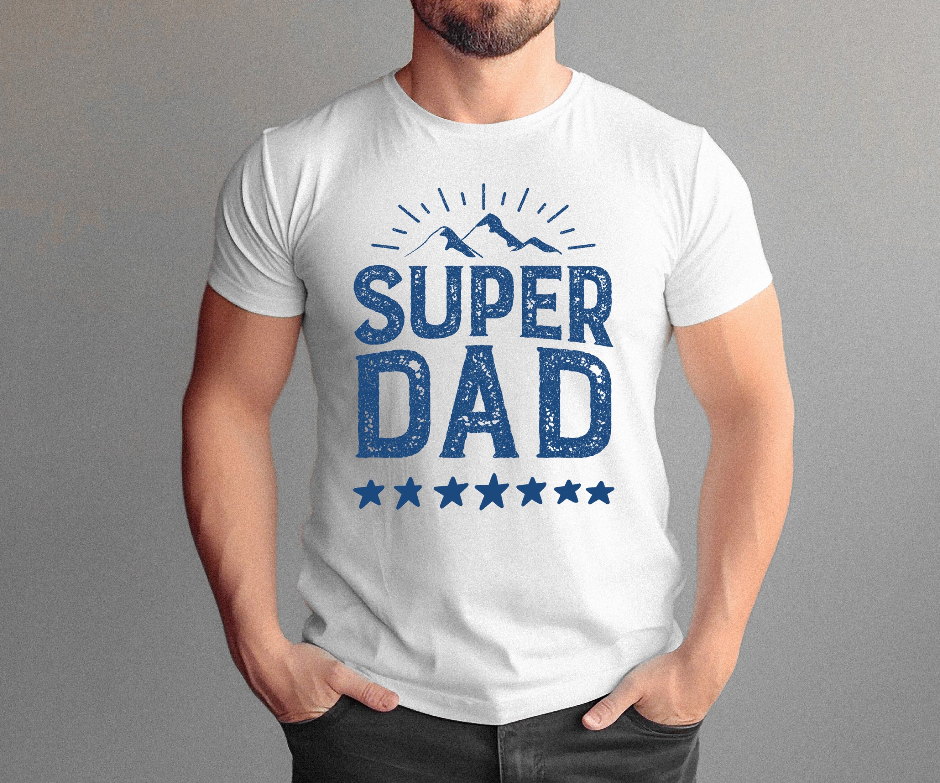 Super Dad Shirt, Dad Gift for Husband or Father with Superhero Dad Tshirt Graphic, Father's Day or Baby Shower Gift for Him Superdad Tee