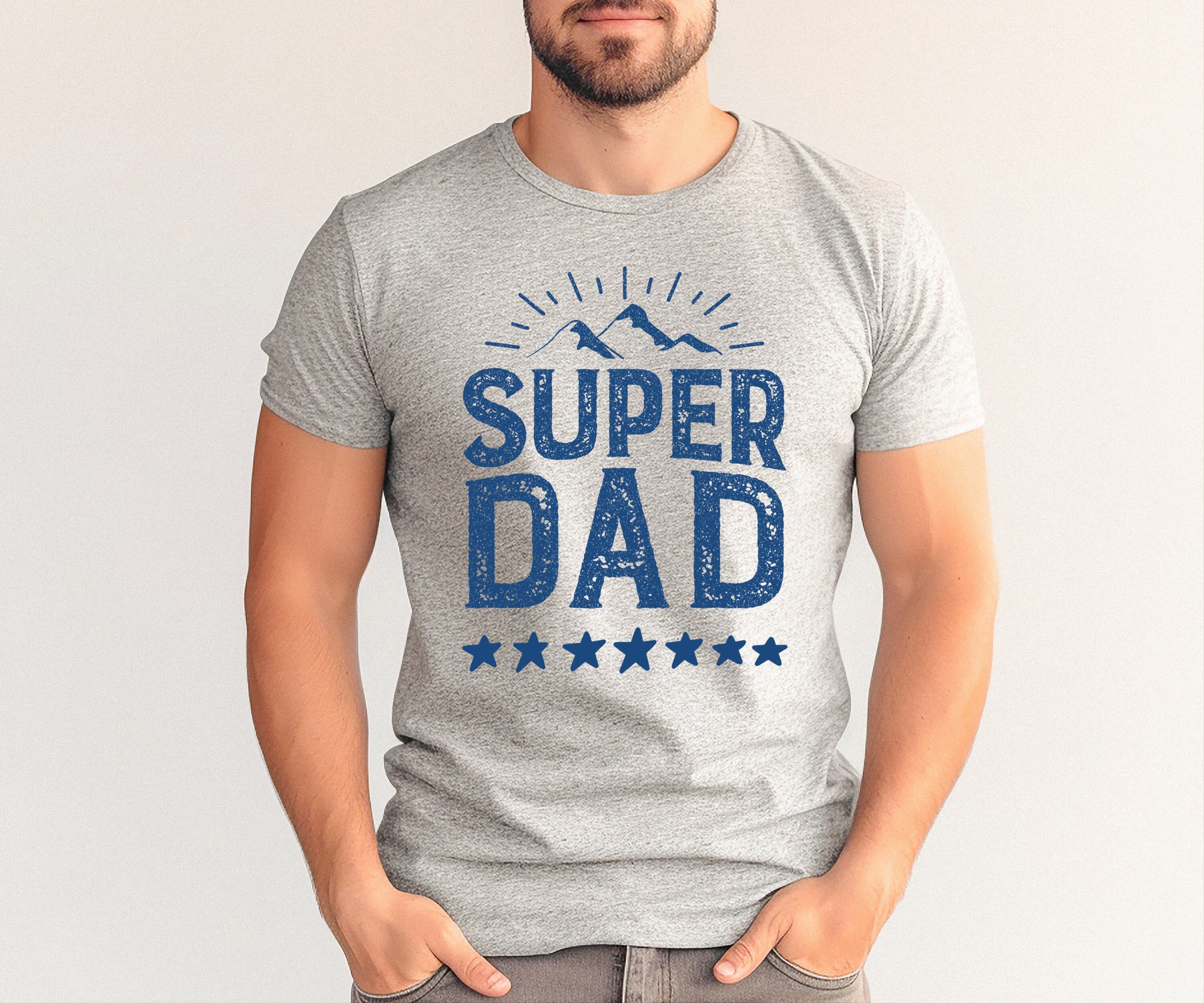 Super Dad Shirt, Dad Gift for Husband or Father with Superhero Dad Tshirt Graphic, Father's Day or Baby Shower Gift for Him Superdad Tee