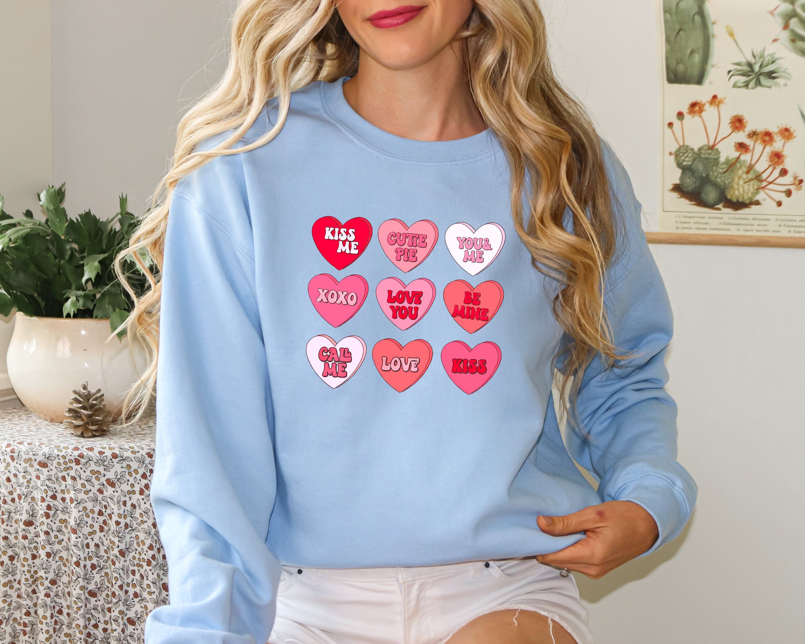 Vintage Sweatshirt, College Letters Sweatshirt, Retro Sweatshirt, Saying Sweaters, Valentines day couple sweatshirt