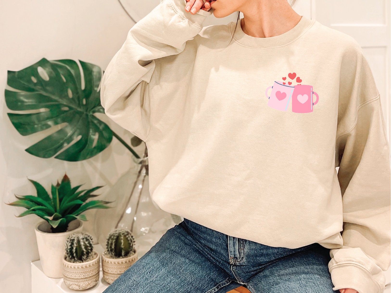 Valentine Sweatshirt, Coffee Lovers Shirt, Funny Valentine's Sweatshirt, Valentine's Day Sweatshirt, Funny Coffee Sweatshirt,Gift for Friend