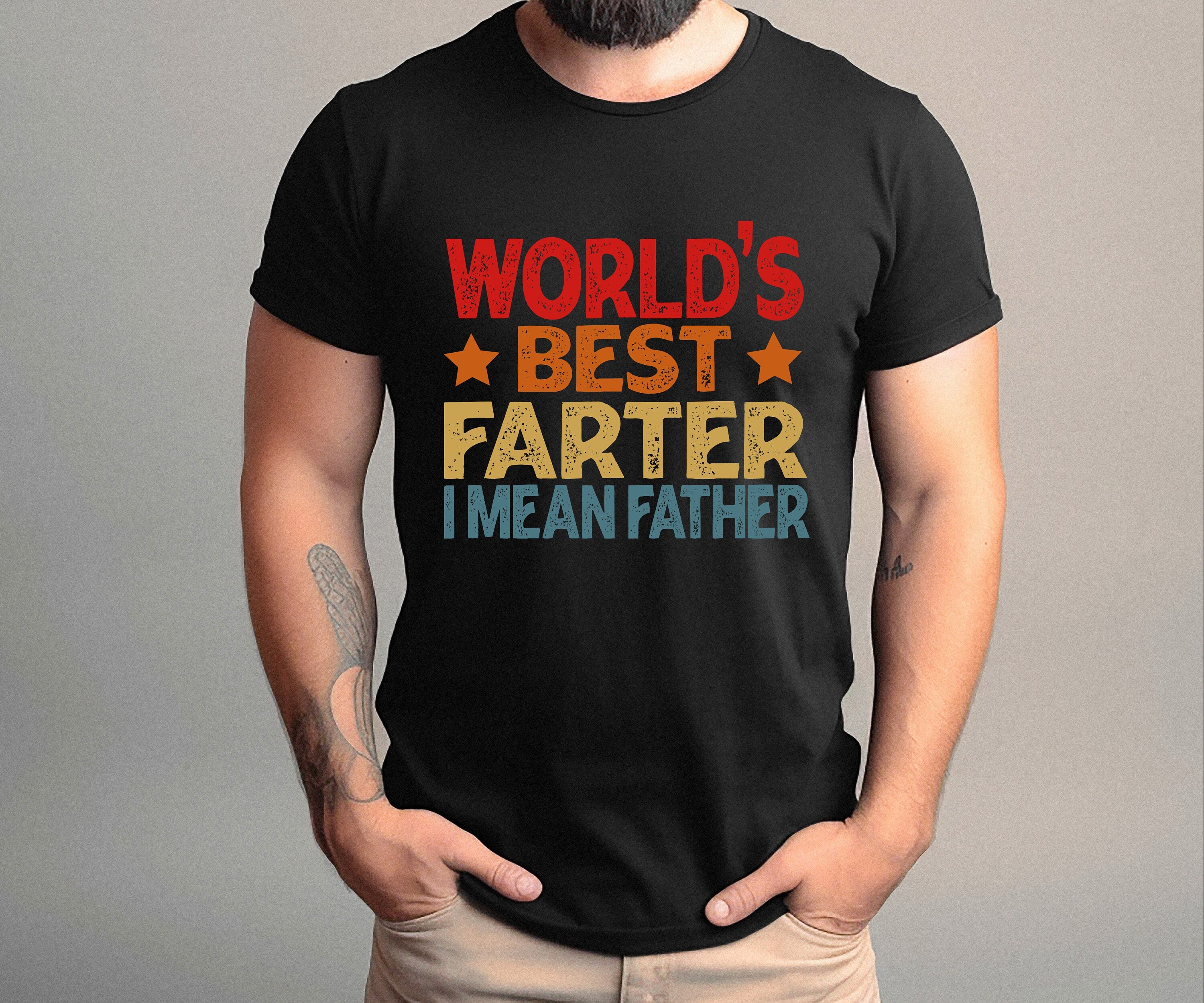 World's Best Farter Shirt, Funny Dad Gifts, Worlds Best Dad Shirt, Best Father T-shirt, Funny Shirt for Dad, Fathers Day Tee, Dad Life Shirt