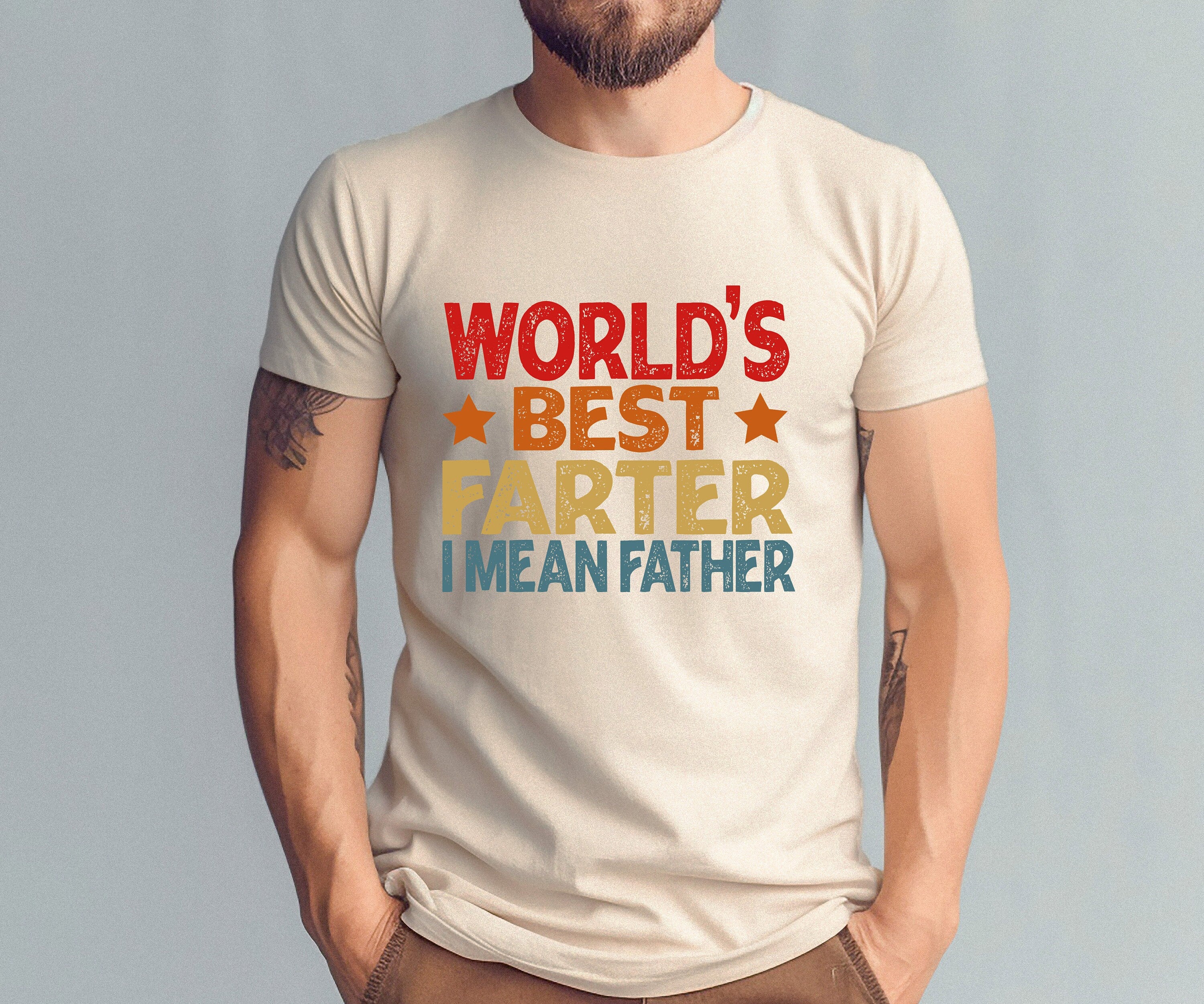 World's Best Farter Shirt, Funny Dad Gifts, Worlds Best Dad Shirt, Best Father T-shirt, Funny Shirt for Dad, Fathers Day Tee, Dad Life Shirt
