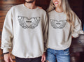 Custom Skeleton Heart Sweatahirt, Skeleton Hand Sweatshirt, Halloween Skeleton Love Sweatshirt, Halloween Gift Sweathirt, Skeleton Mode Tee