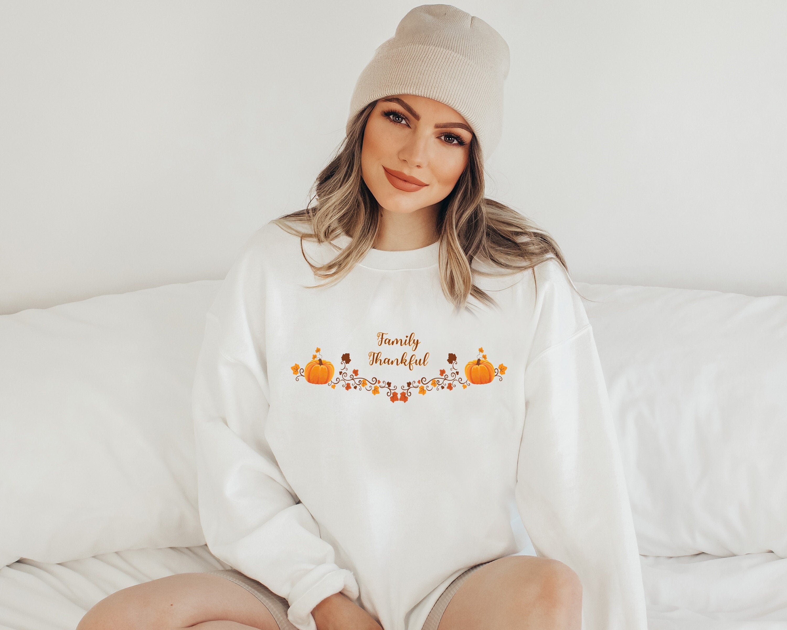 Thanksgiving Custom Sweatshirt, Thankful for Thanksgiving Hoodie, Pumpkin Sweatshirt, Thanksgiving Hoodie, Thanksgiving Family Hoodie