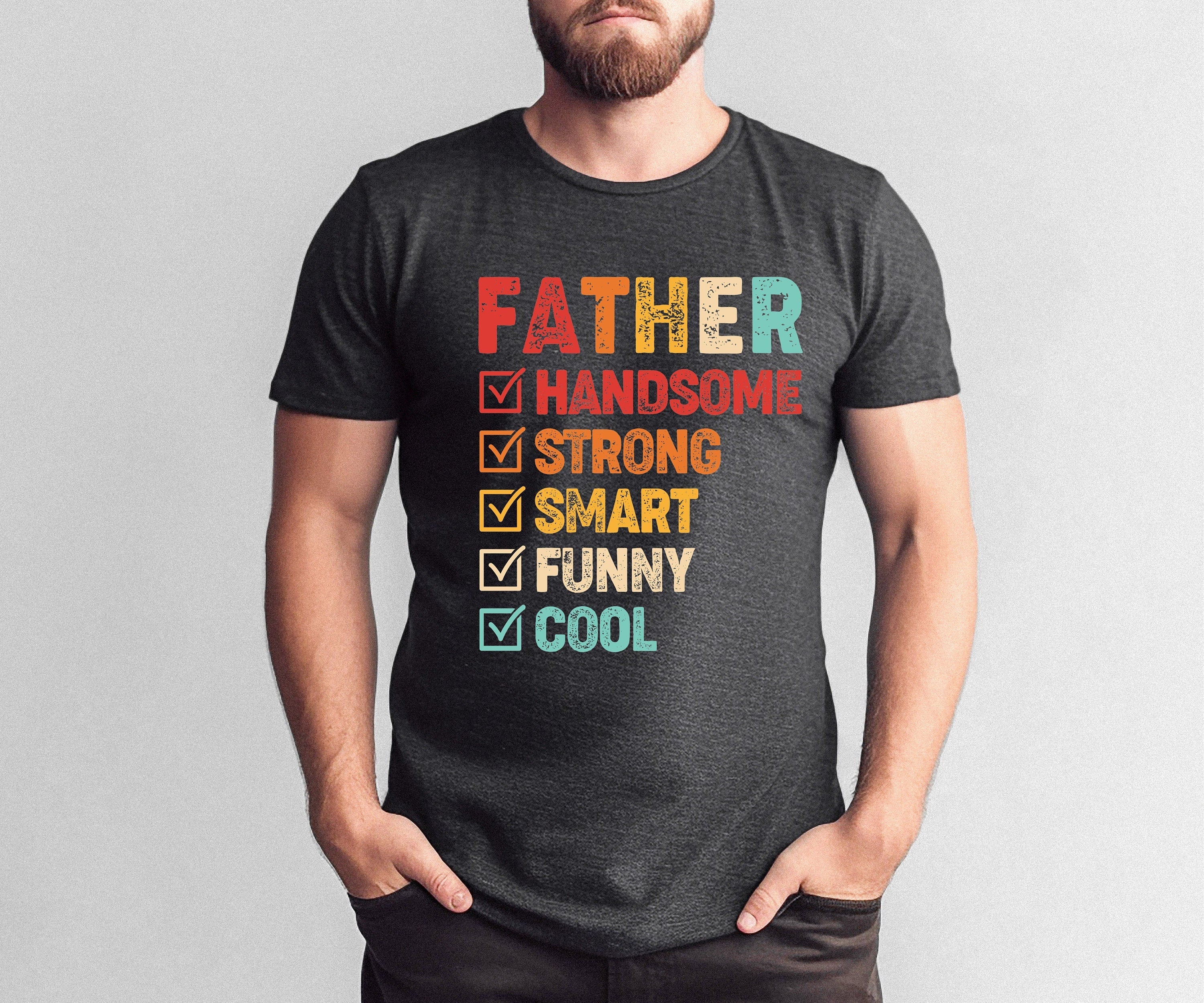 Custom Best Father Shirt, Father's Day Gift, New Dad Gift, Dad Shirt, New Dad Reveal Shirt, Father Shirt, Gift For Dad, Dad birthday gift