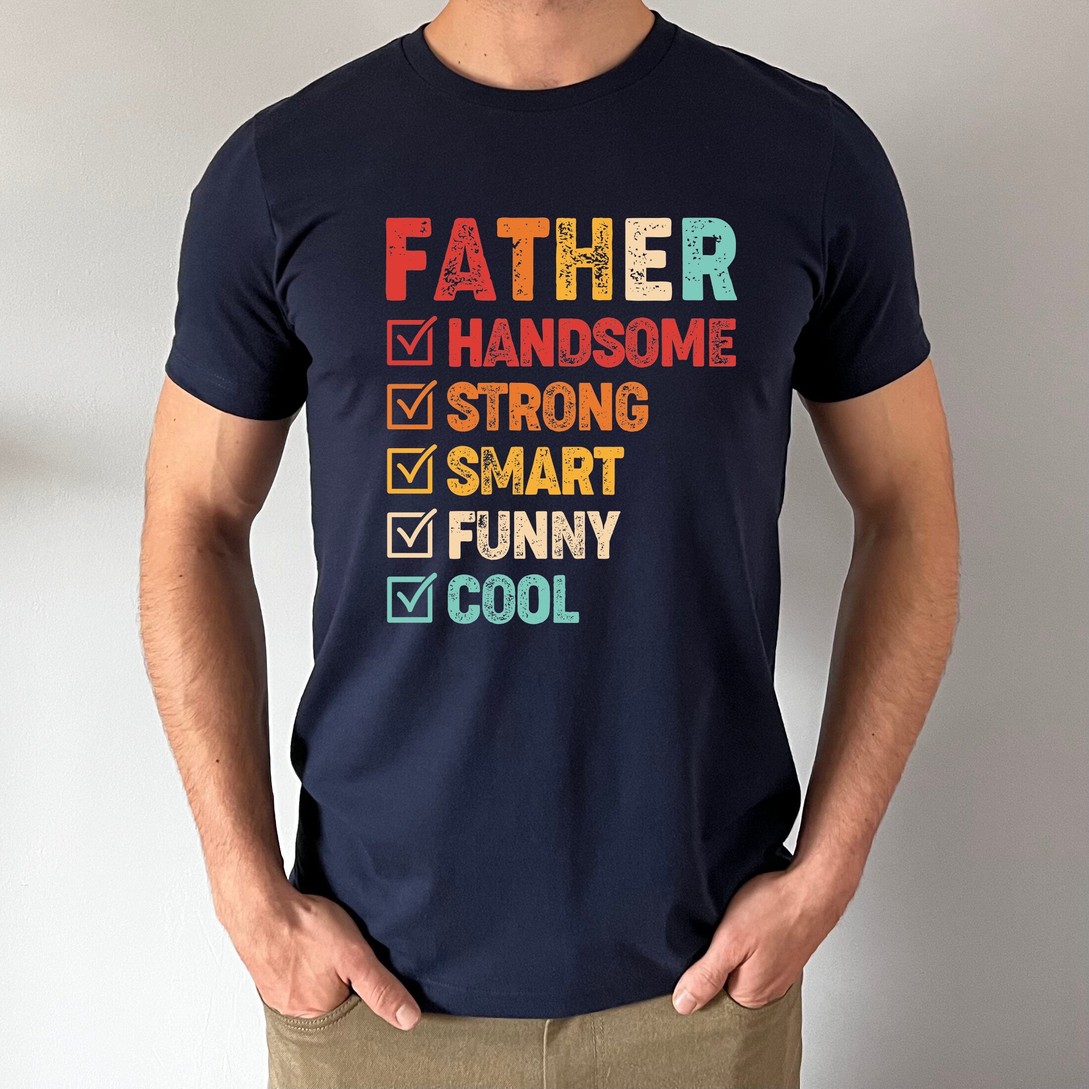 Custom Best Father Shirt, Father's Day Gift, New Dad Gift, Dad Shirt, New Dad Reveal Shirt, Father Shirt, Gift For Dad, Dad birthday gift
