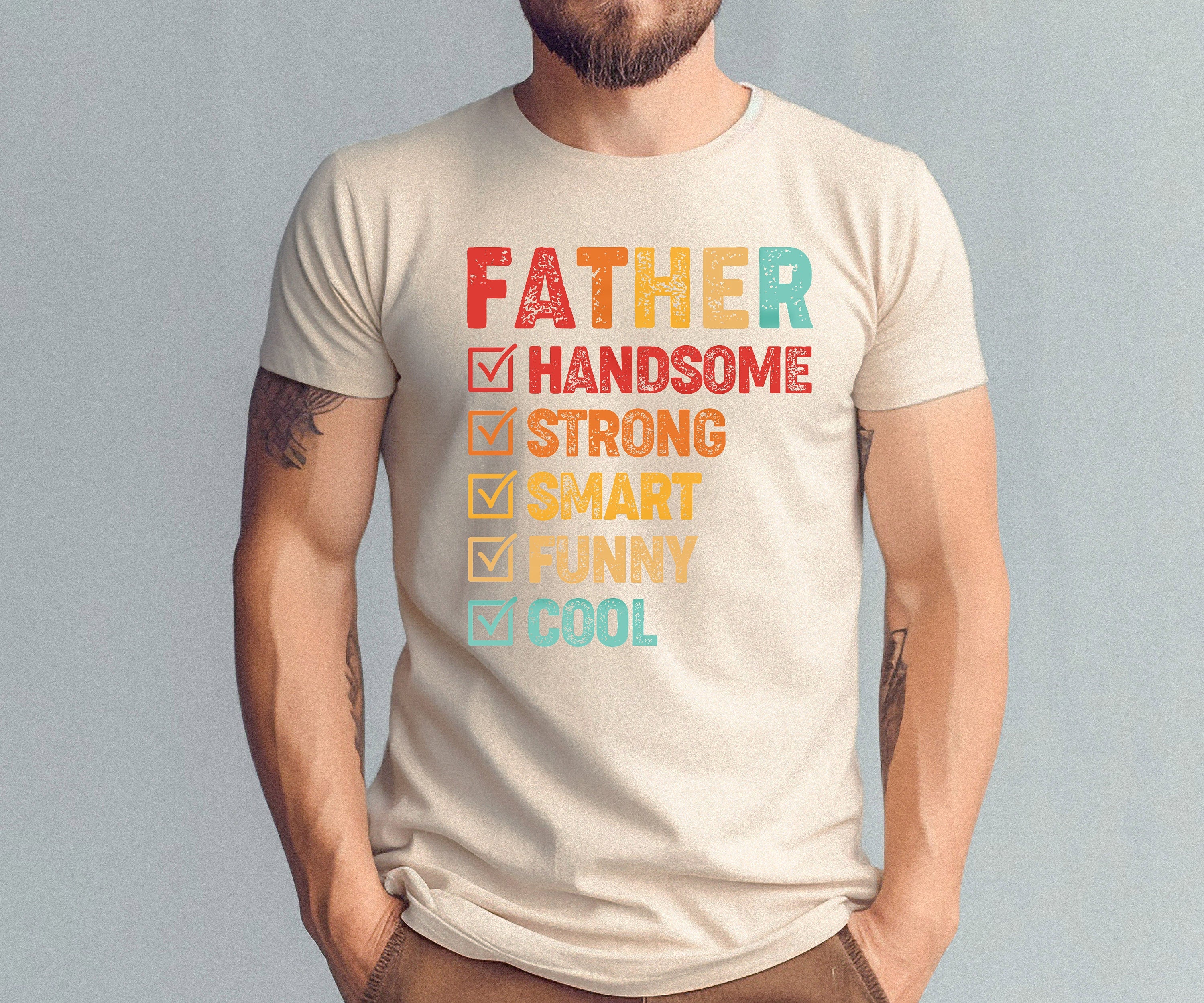 Custom Best Father Shirt, Father's Day Gift, New Dad Gift, Dad Shirt, New Dad Reveal Shirt, Father Shirt, Gift For Dad, Dad birthday gift