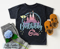 Disney Birthday Girl Shirt, Magic Kingdom Birthday Shirts, Disney Birthday Tee, Birthday Kids Shirt, Girls Birthday Shirt, Disneyland Shirt