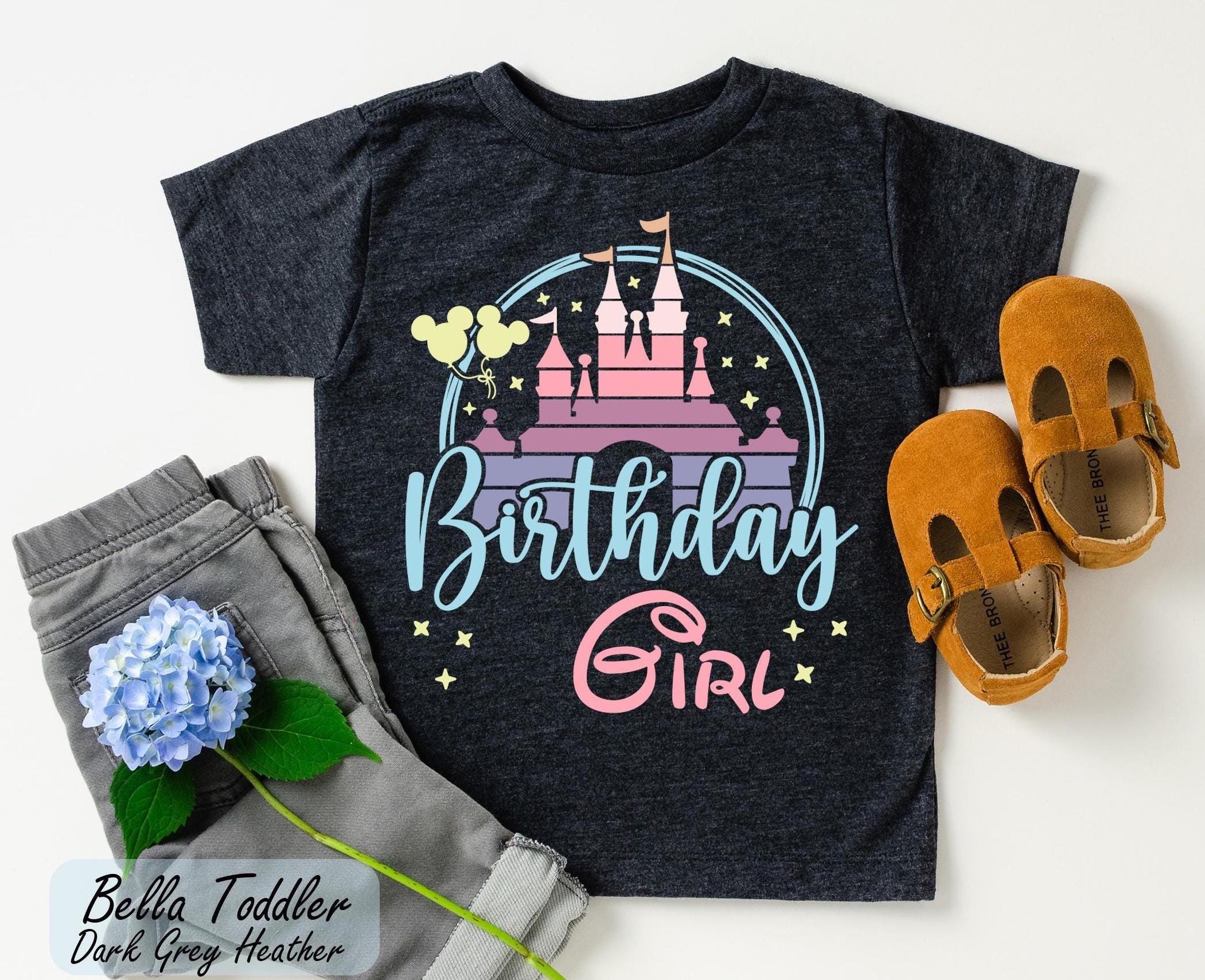 Disney Birthday Girl Shirt, Magic Kingdom Birthday Shirts, Disney Birthday Tee, Birthday Kids Shirt, Girls Birthday Shirt, Disneyland Shirt