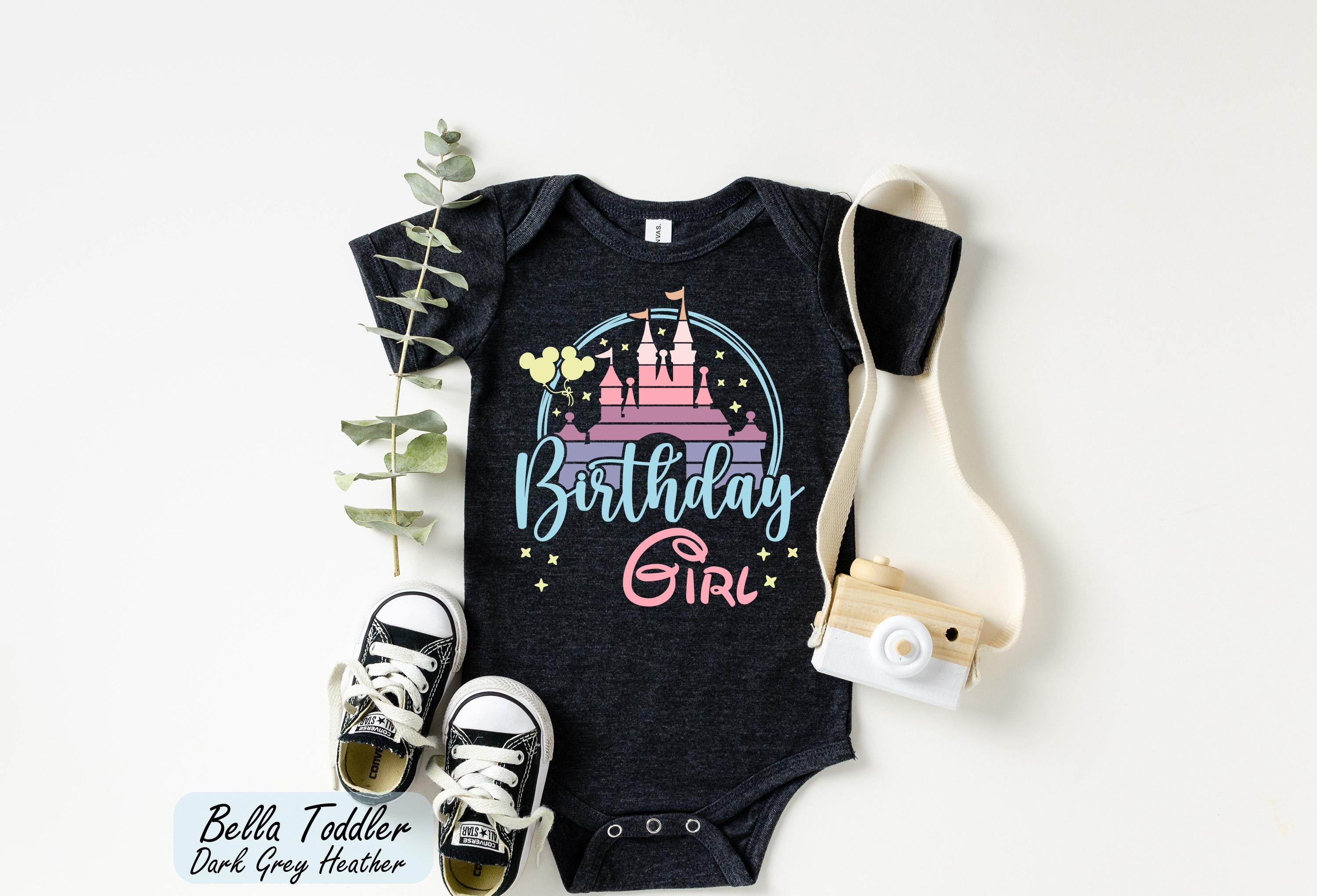 Disney Birthday Girl Shirt, Magic Kingdom Birthday Shirts, Disney Birthday Tee, Birthday Kids Shirt, Girls Birthday Shirt, Disneyland Shirt