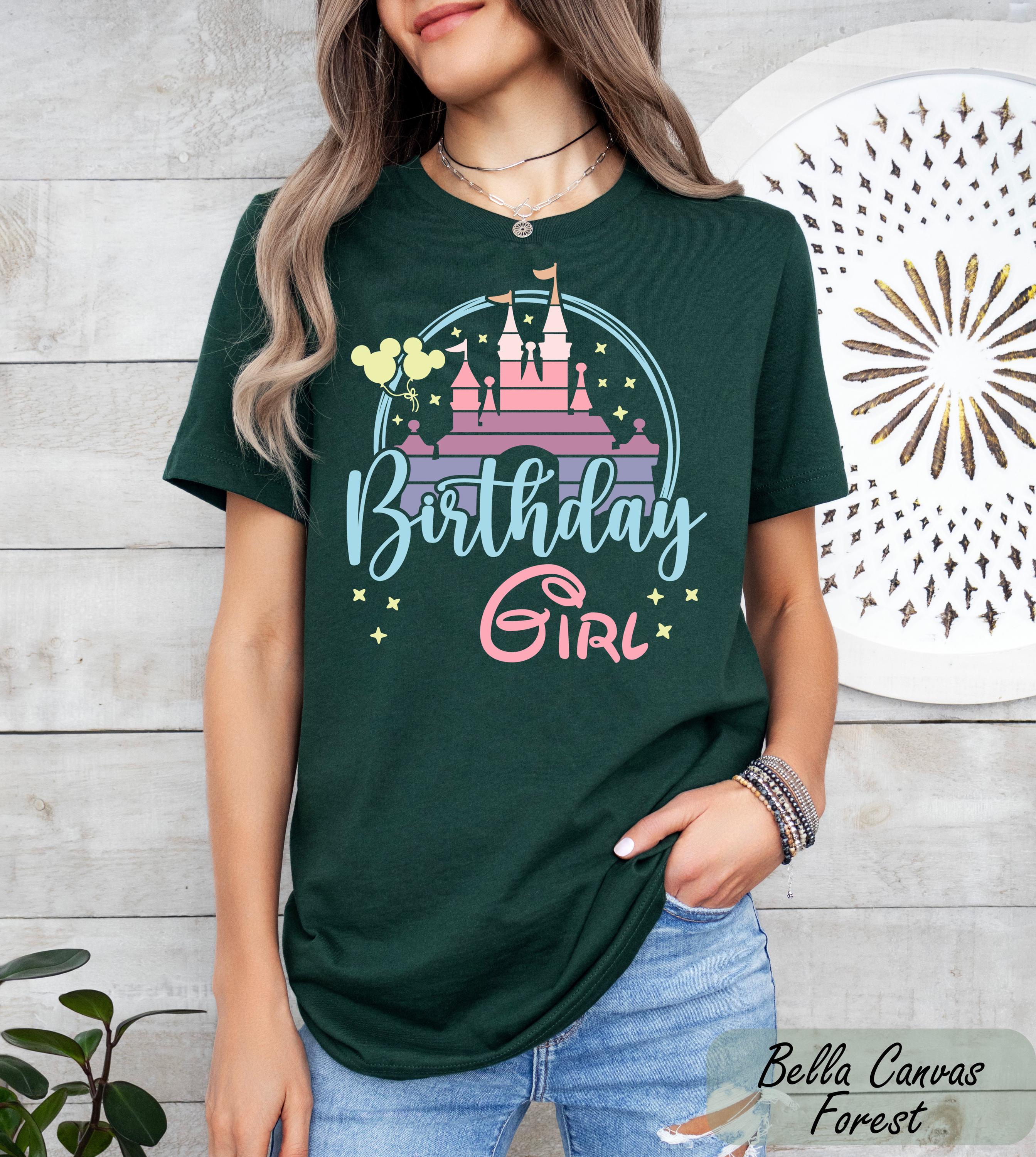 Disney Birthday Girl Shirt, Magic Kingdom Birthday Shirts, Disney Birthday Tee, Birthday Kids Shirt, Girls Birthday Shirt, Disneyland Shirt
