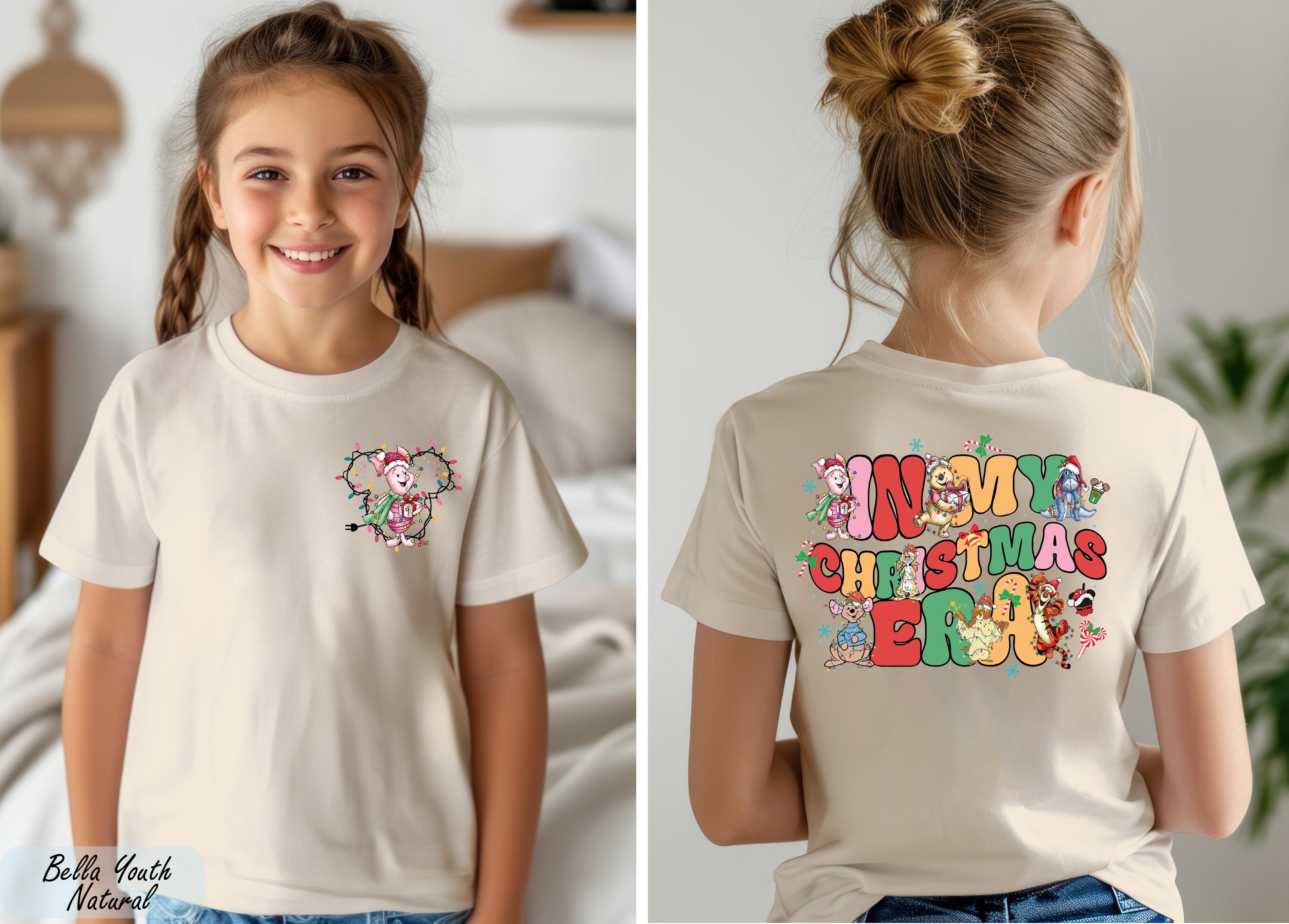 Winnie the Pooh Christmas Shirt, Pooh Bear In My Christmas Era Shirt, Animal Kingdom Tees, Winnie Pooh Eeyore Tigger Piglet Christmas Shirt